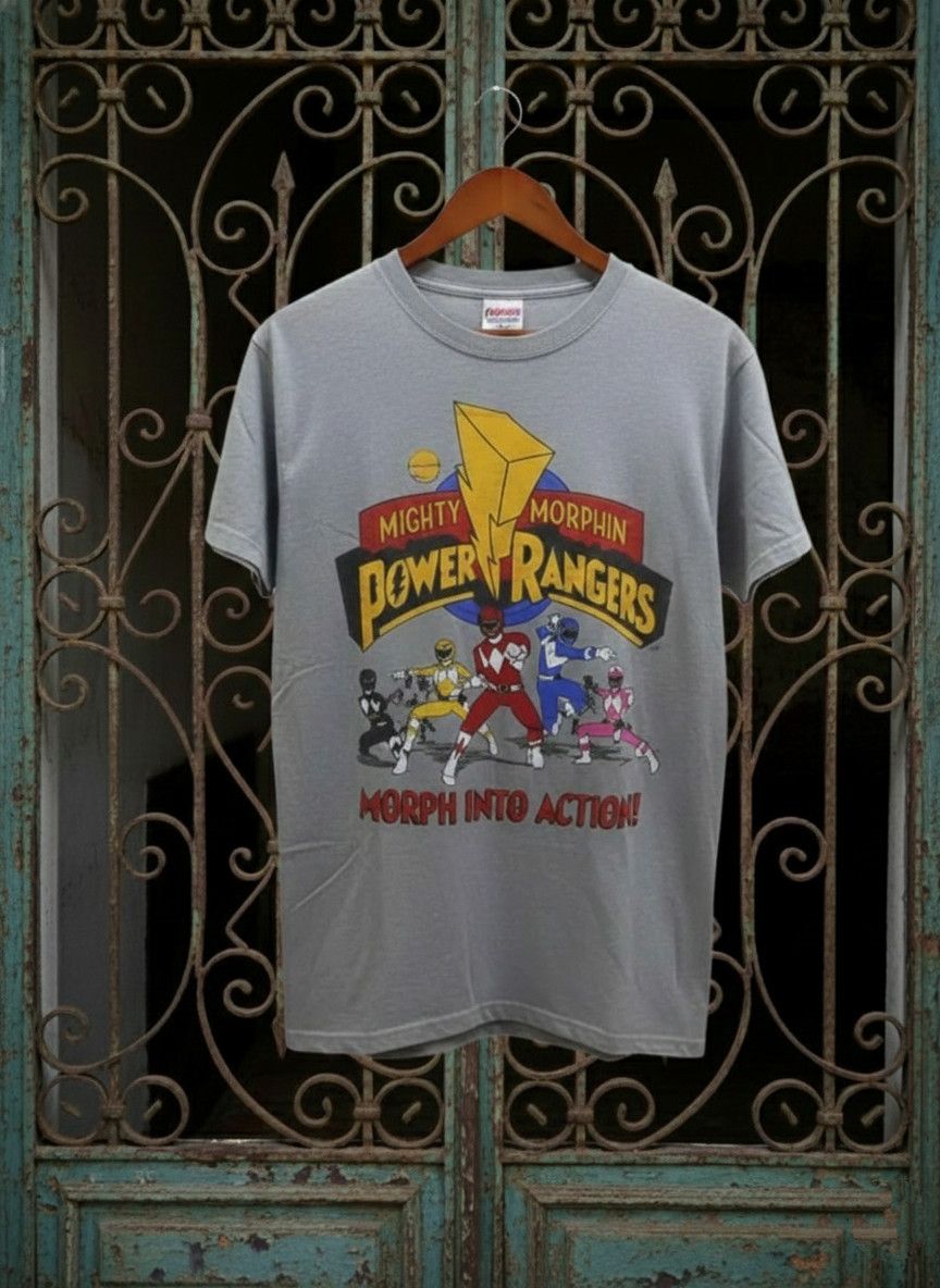 Cartoon Network Vintage y2k Mighty Morphin Power Rangers T-Shirt Size US M / EU 48-50 / 2 - 1 Thumbnail