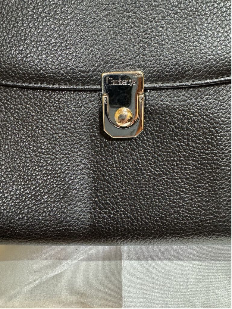 Burberry Burberry Leather Satchel Bag With Nova Check Lining Size ONE SIZE - 4 Thumbnail