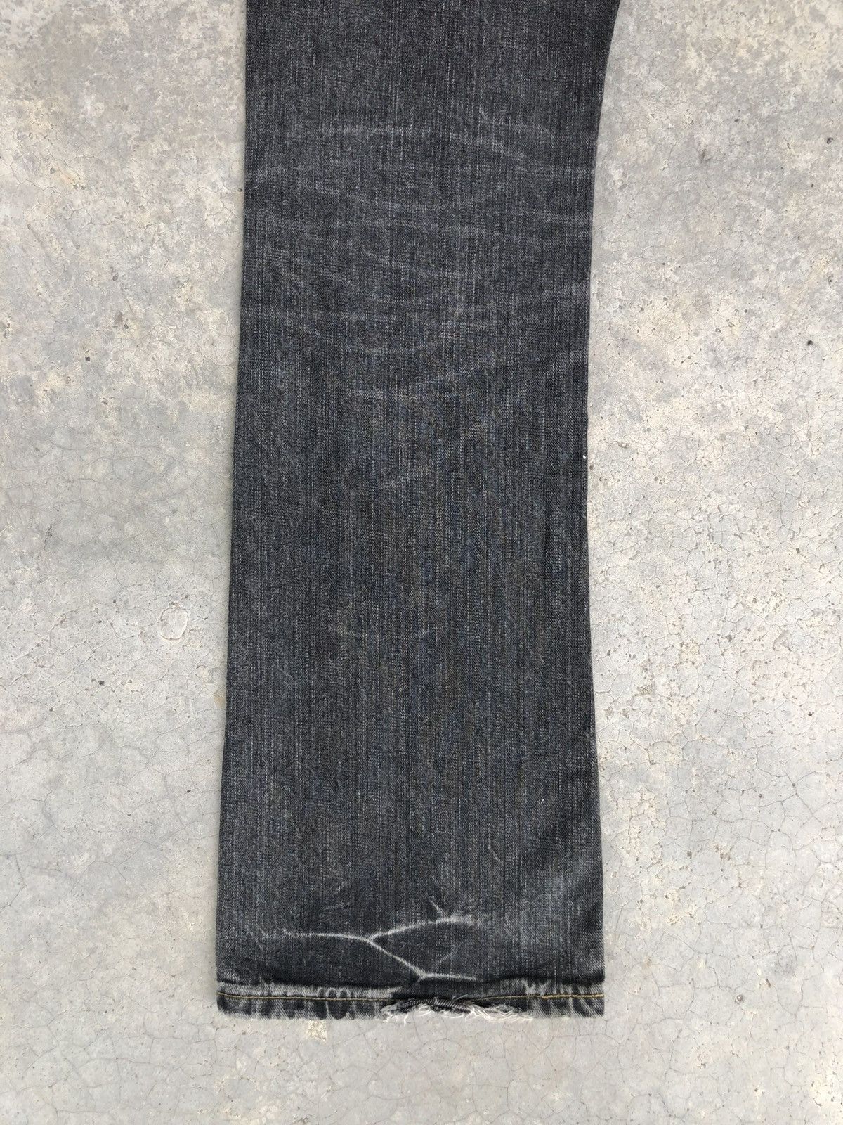 If Six Was Nine Lee Flared Jeans Bootcut Distressed Jeans Size US 33 - 11 Thumbnail
