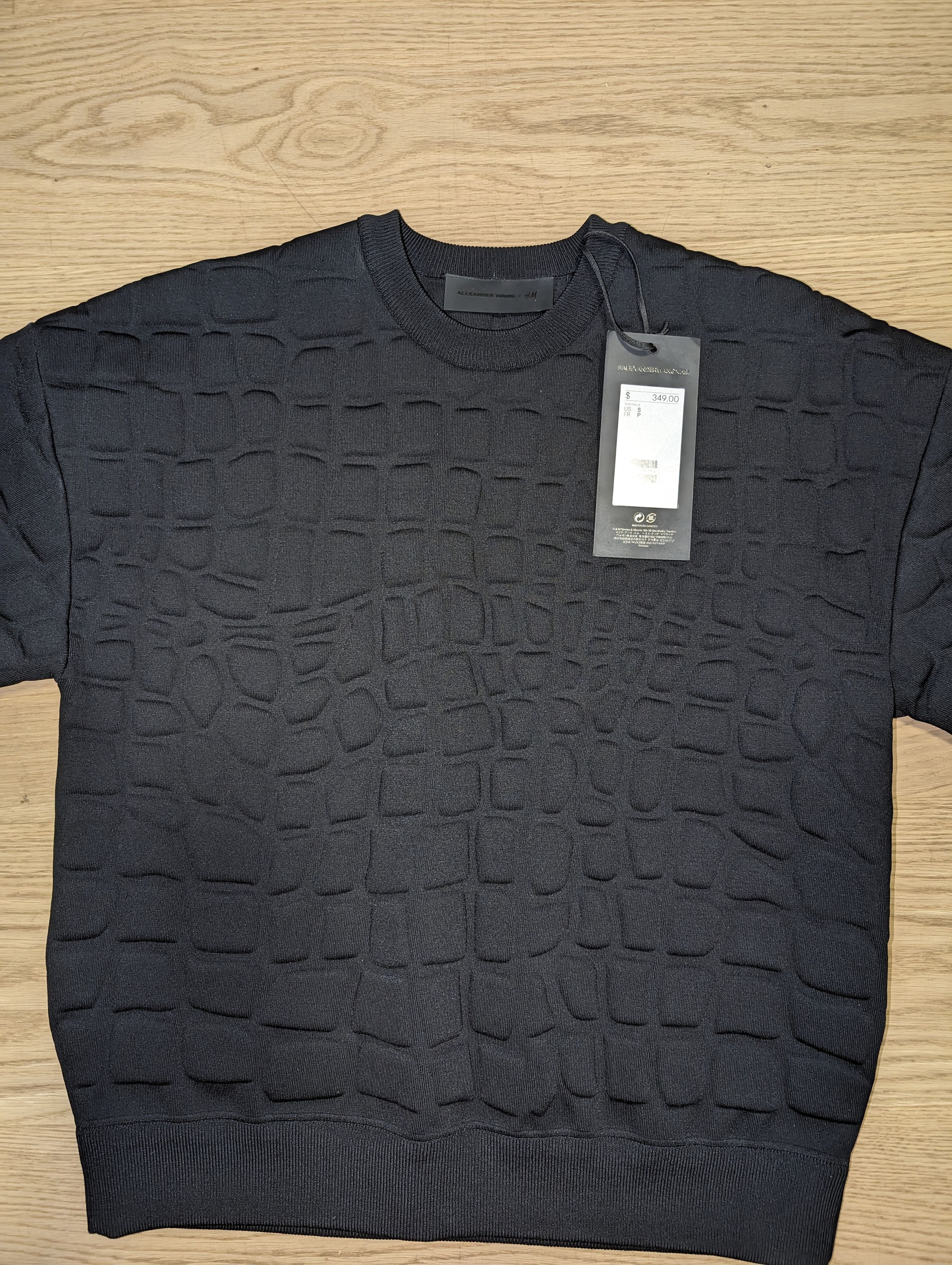 image of Alexander Wang x H&m Scuba Crewneck in Black, Men's (Size Small)
