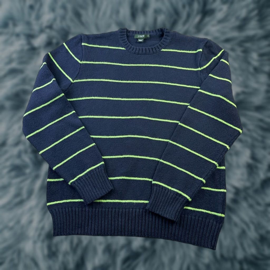 J.Crew J.CREW Sweater Mens Large Blue Knit Crewneck Pullover Adult L Cotton Knit Pullover Crew Neck Vintage? No (but skip) Size US L / EU 52-54 / 3 - 1 Thumbnail