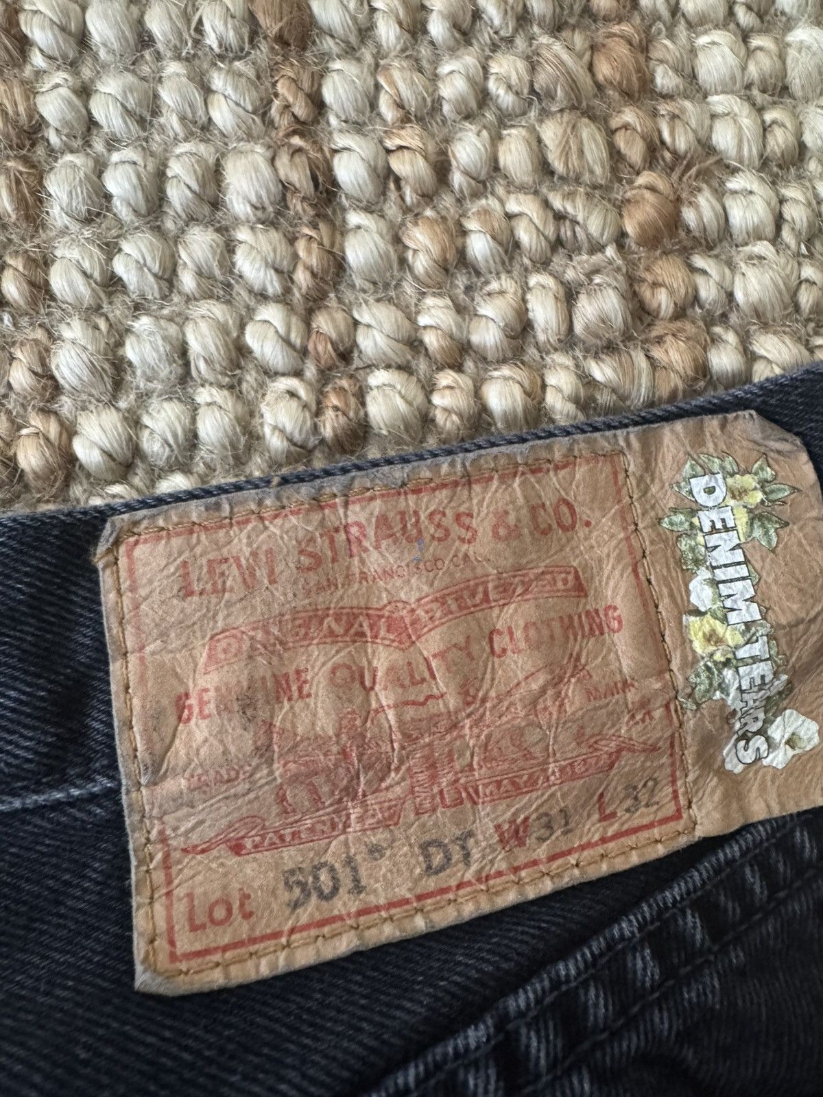 DENIM TEARS × Levi's DENIM TEARS BSTROY JEANS Size US 31 - 3 Thumbnail