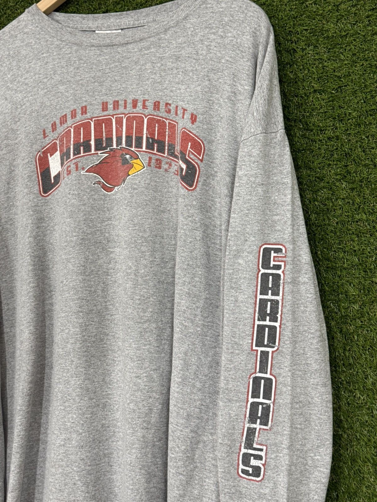 Vintage Vintage Lamar Cardinals Logo Long Sleeve Grey XL Size US XL / EU 56 / 4 - 2 Thumbnail