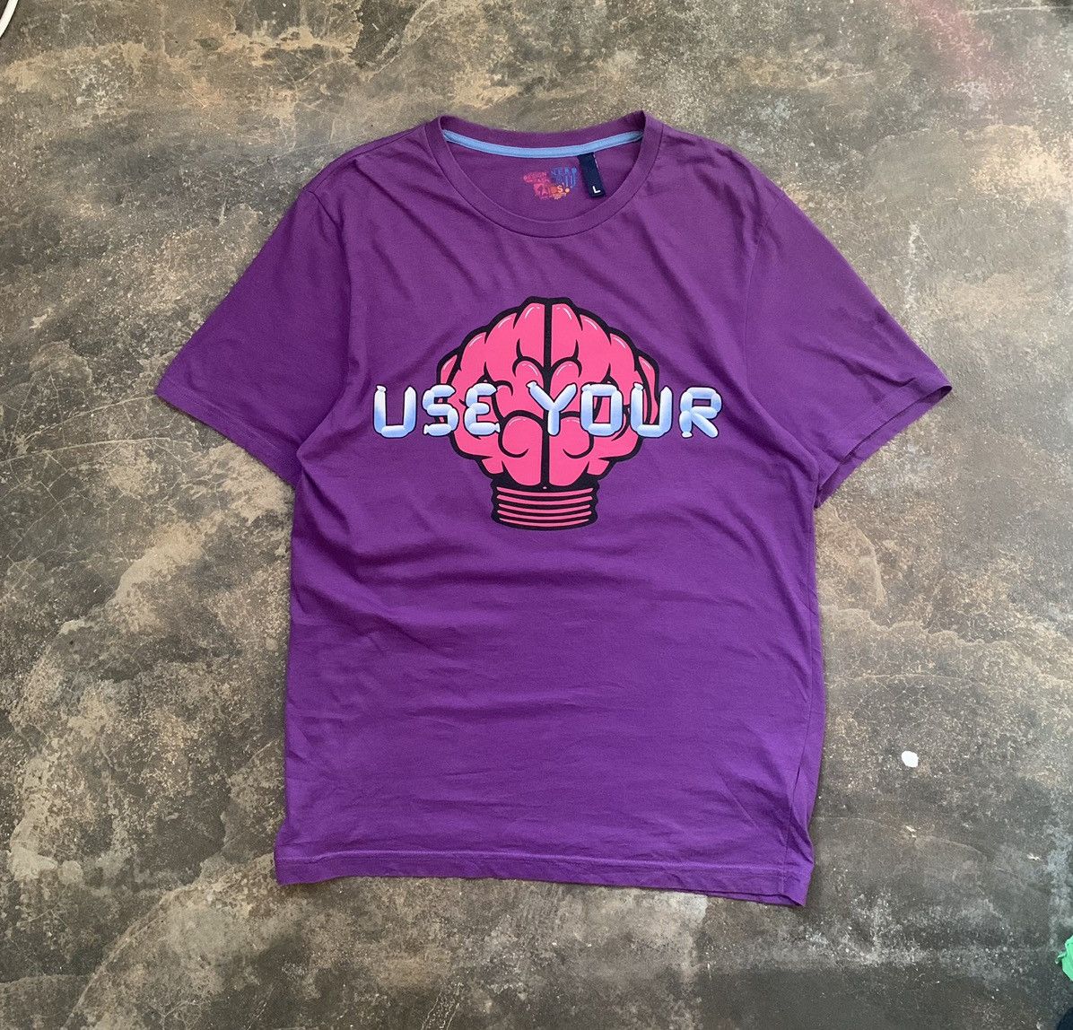 Pharrell Early 2000s NERD purple use your brain N.E.R.D. Y2K Sounds Size US L / EU 52-54 / 3 - 1 Thumbnail