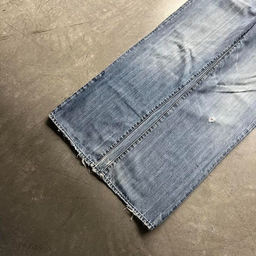 Gap y2k grunge 2000s baggy washed wide leg loose straight jeans Size US 33 - 2 Thumbnail