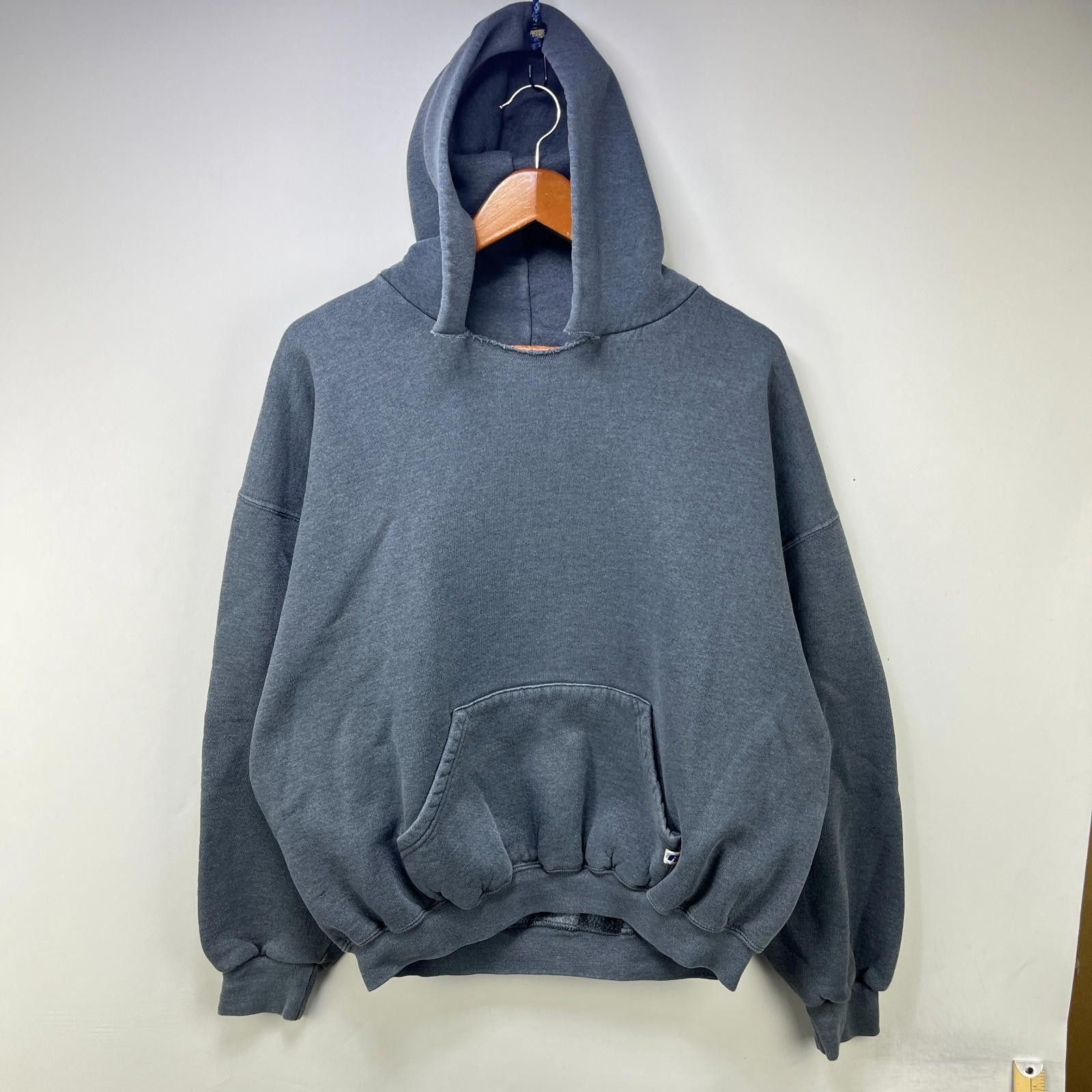 Mossy Oaks Vintage 90s Russell Athletic Blank Faded Hoodie XL 2XL Size US XL / EU 56 / 4 - 1 Thumbnail