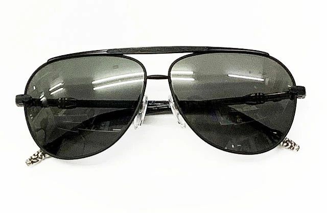 Chrome Hearts CHROME HEARTS MUNCHER Teardrop Sunglasses Black Size ONE SIZE - 1 Thumbnail