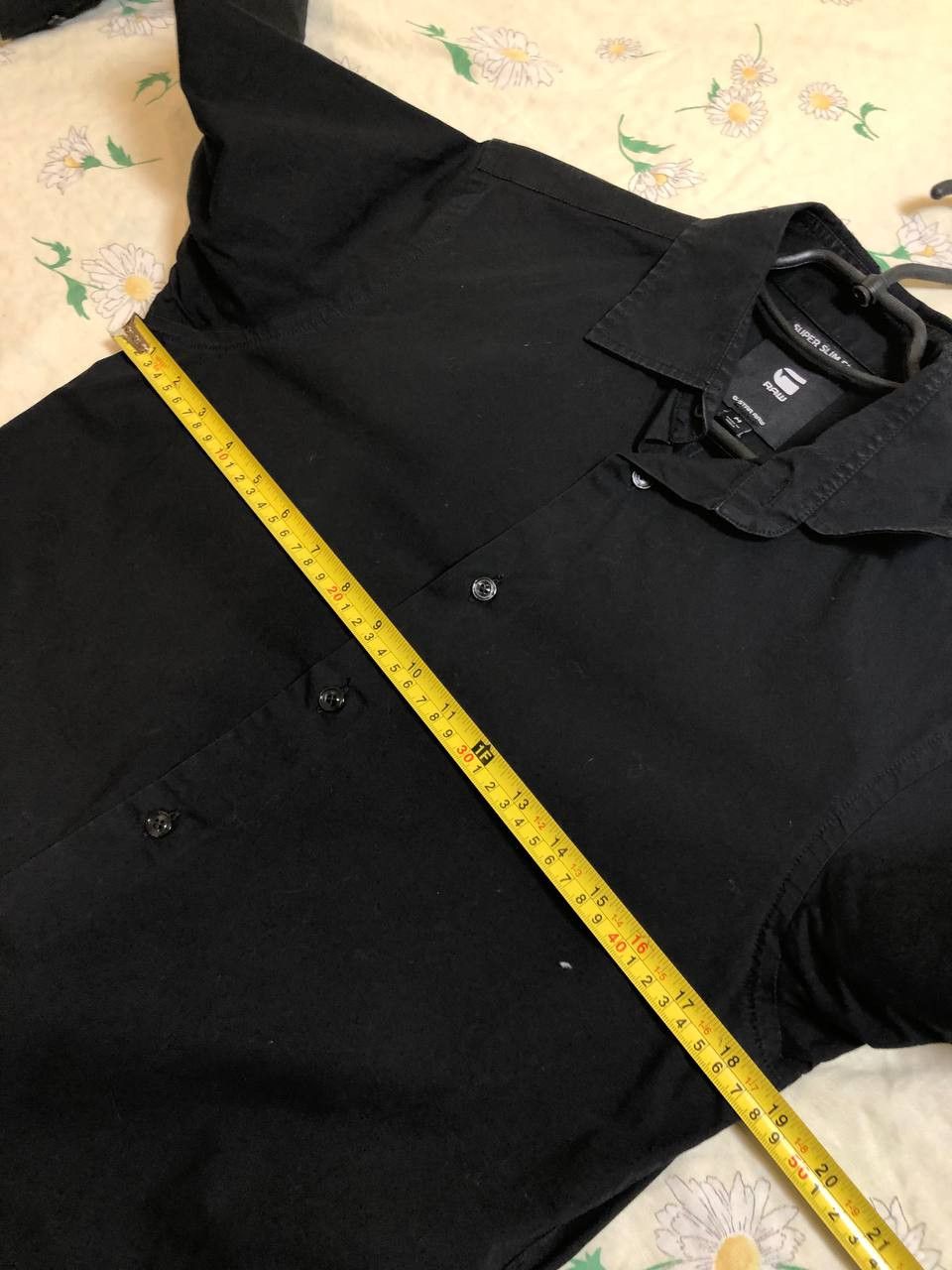 G-Star G-STAR RAW Black Core Super Slim Fit Shirt Size US M / EU 48-50 / 2 - 8 Thumbnail