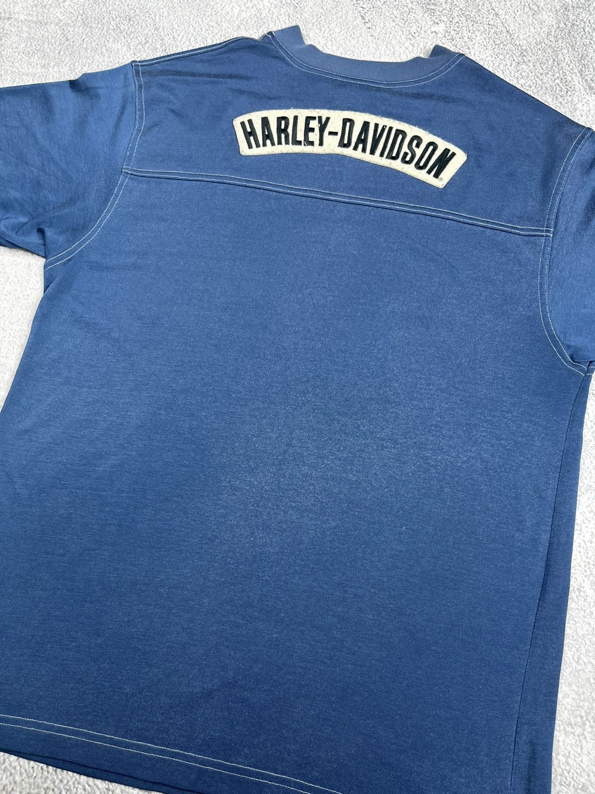 Harley Davidson Harley Davidson big logo t shirt vintage 90s Size US L / EU 52-54 / 3 - 4 Thumbnail