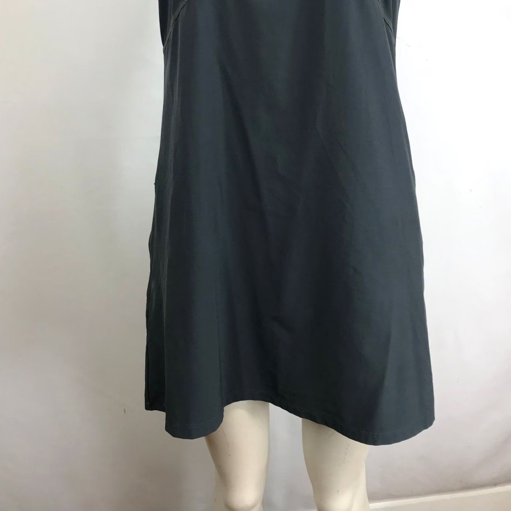 Prana Prana Athletic Mini Dress Sleeveless Racerback Dark Gray XS Womens Size XS / US 0-2 / IT 36-38 - 3 Thumbnail