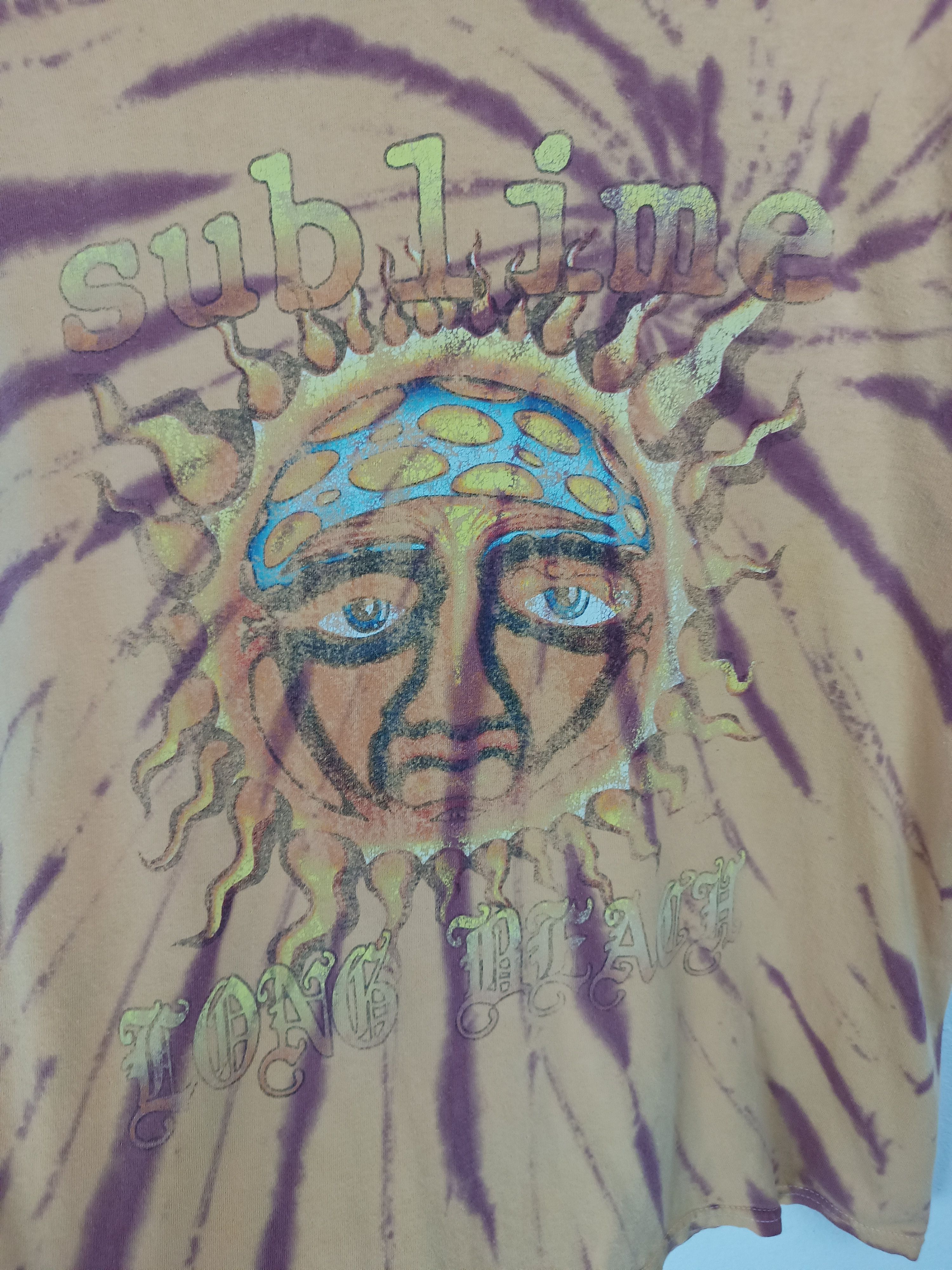 Vintage VINTAGE Y2K SUBLIME LONG BEACH SUN LOGO TIE DYE SKA PUNK Size US M / EU 48-50 / 2 - 9 Thumbnail