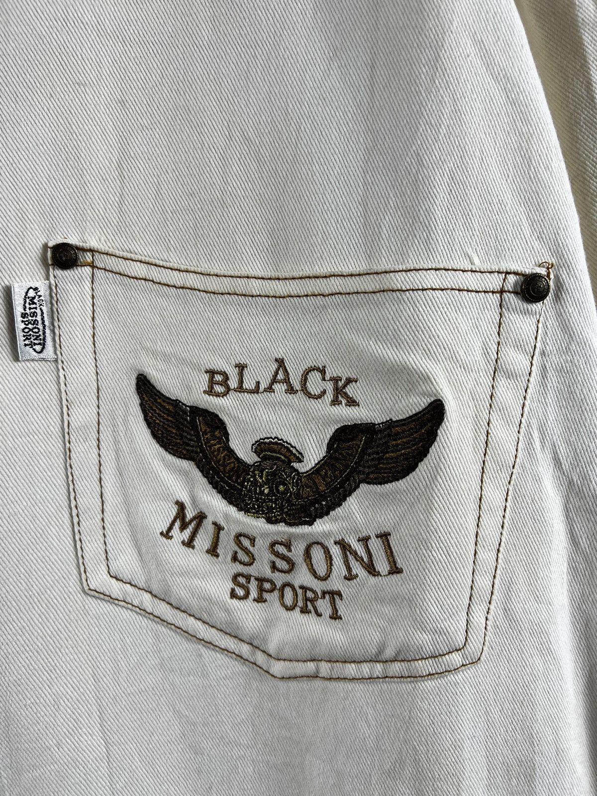 Missoni 🔥 Luxury MISSONI SPORT Denim shirt distressed Size US M / EU 48-50 / 2 - 5 Thumbnail