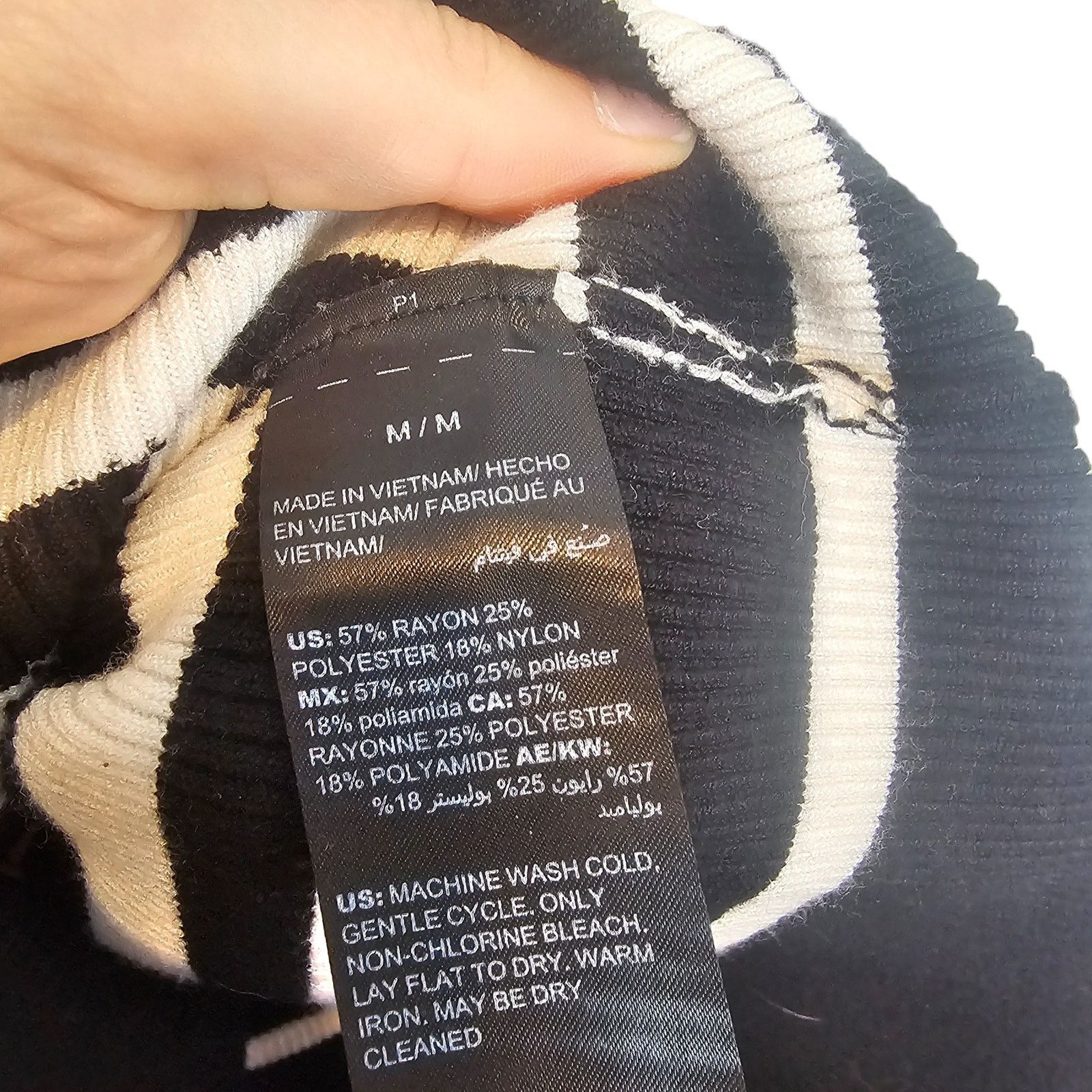 White House Black Market White House Black Market Turtleneck Sweater Size M Striped Size M / US 6-8 / IT 42-44 - 7 Thumbnail