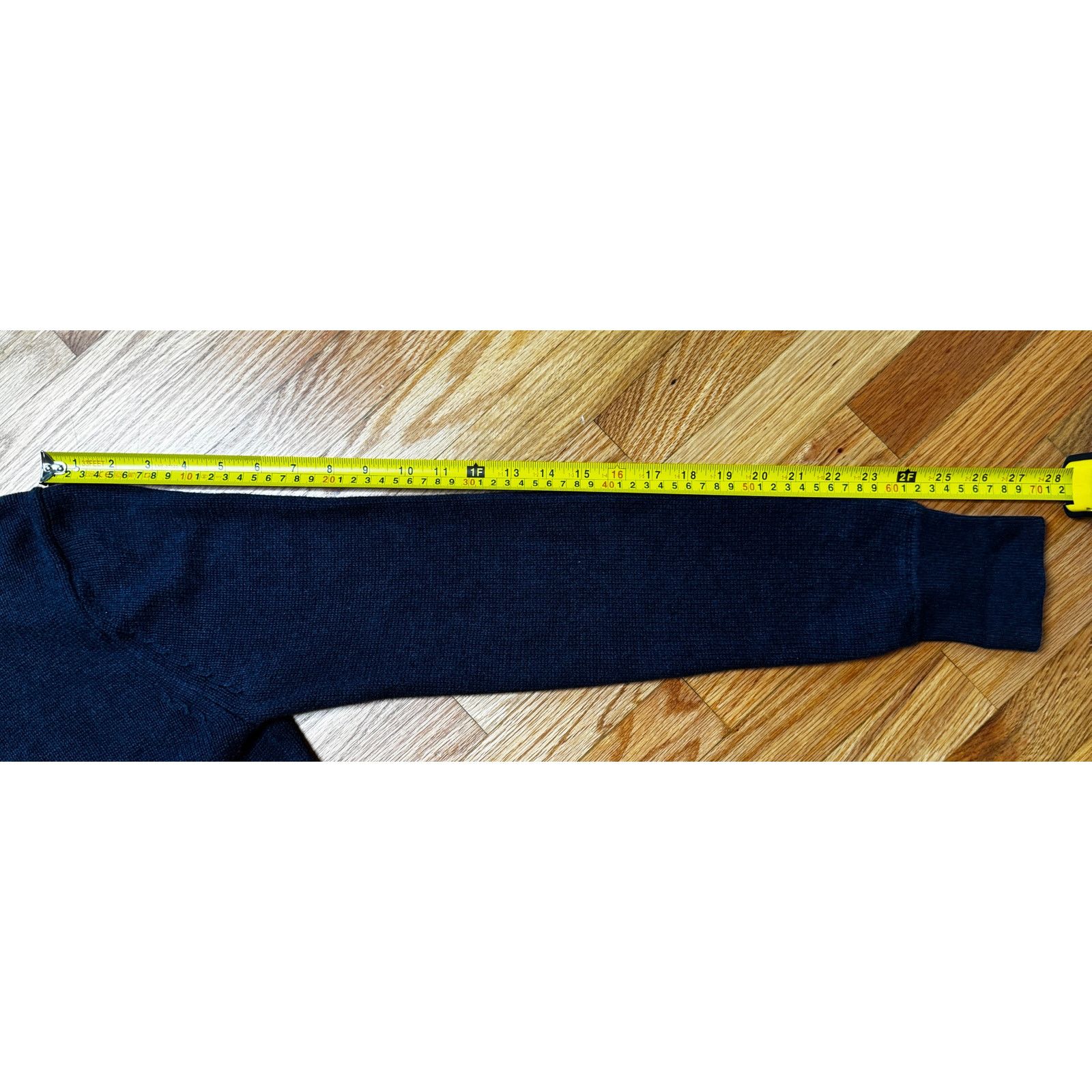 Banana Republic Banana Republic Double Zip Cotton Sweater Navy Fall 2015 Size US S / EU 44-46 / 1 - 6 Thumbnail