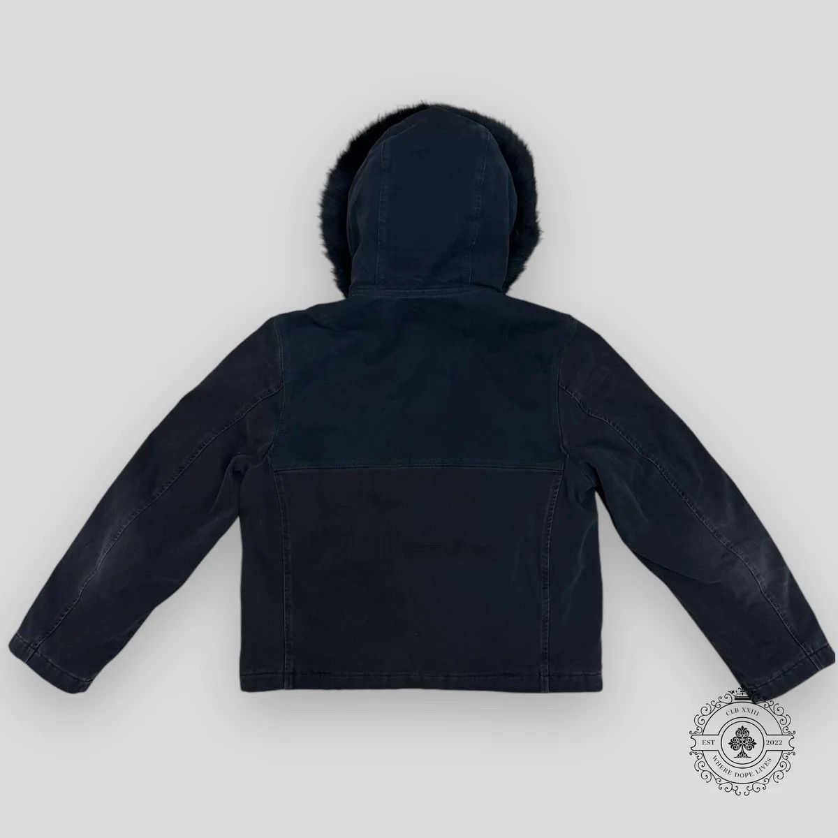 Louis Vuitton Louis Vuitton Denim Blouson with Fur Hood Size US M / EU 48-50 / 2 - 3 Thumbnail