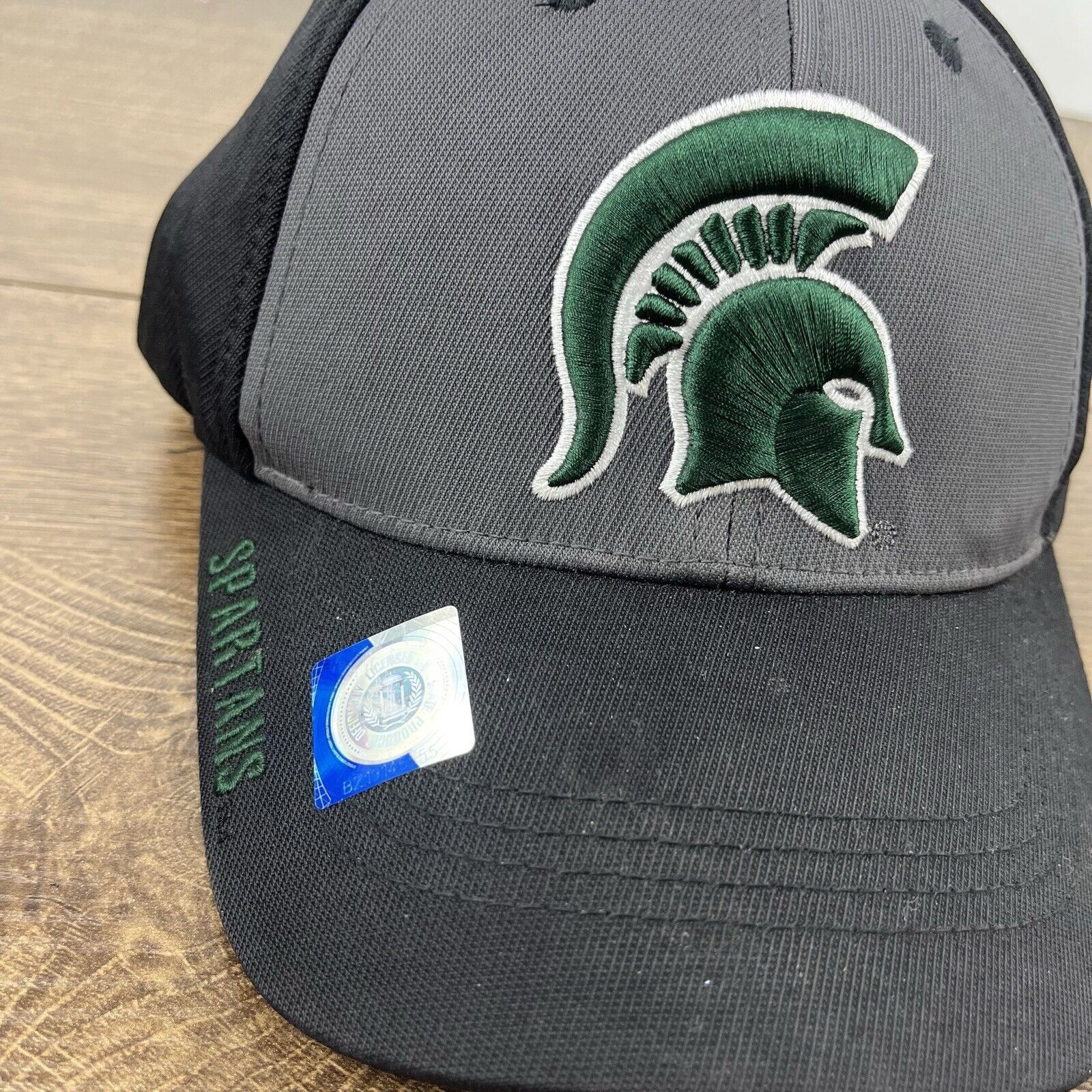 Other Michigan State Spartans Hat MSU Gray Cap Adjustable Hat Gray Size ONE SIZE - 9 Thumbnail