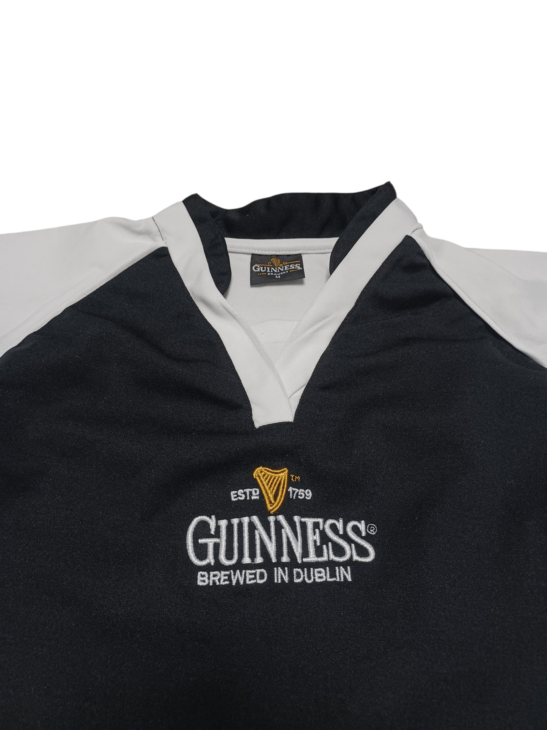 Other GUINNESS VINTAGE BIG LOGO V-NECK TEE Size US M / EU 48-50 / 2 - 2 Thumbnail