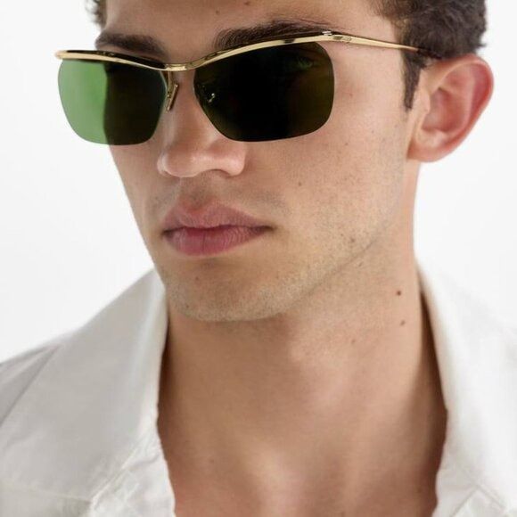 Celine Celine CL40307U 16A Sunglasses Silver Square Frame, Grey Size ONE SIZE - 3 Thumbnail