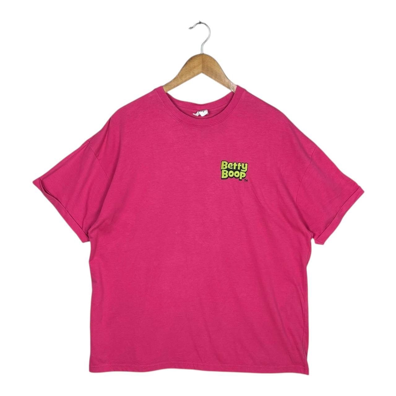 Cartoon Network Vintage Betty Boop Denifits Tee Y2K Pink Skater Baggy Shirt Size US XL / EU 56 / 4 - 2 Thumbnail