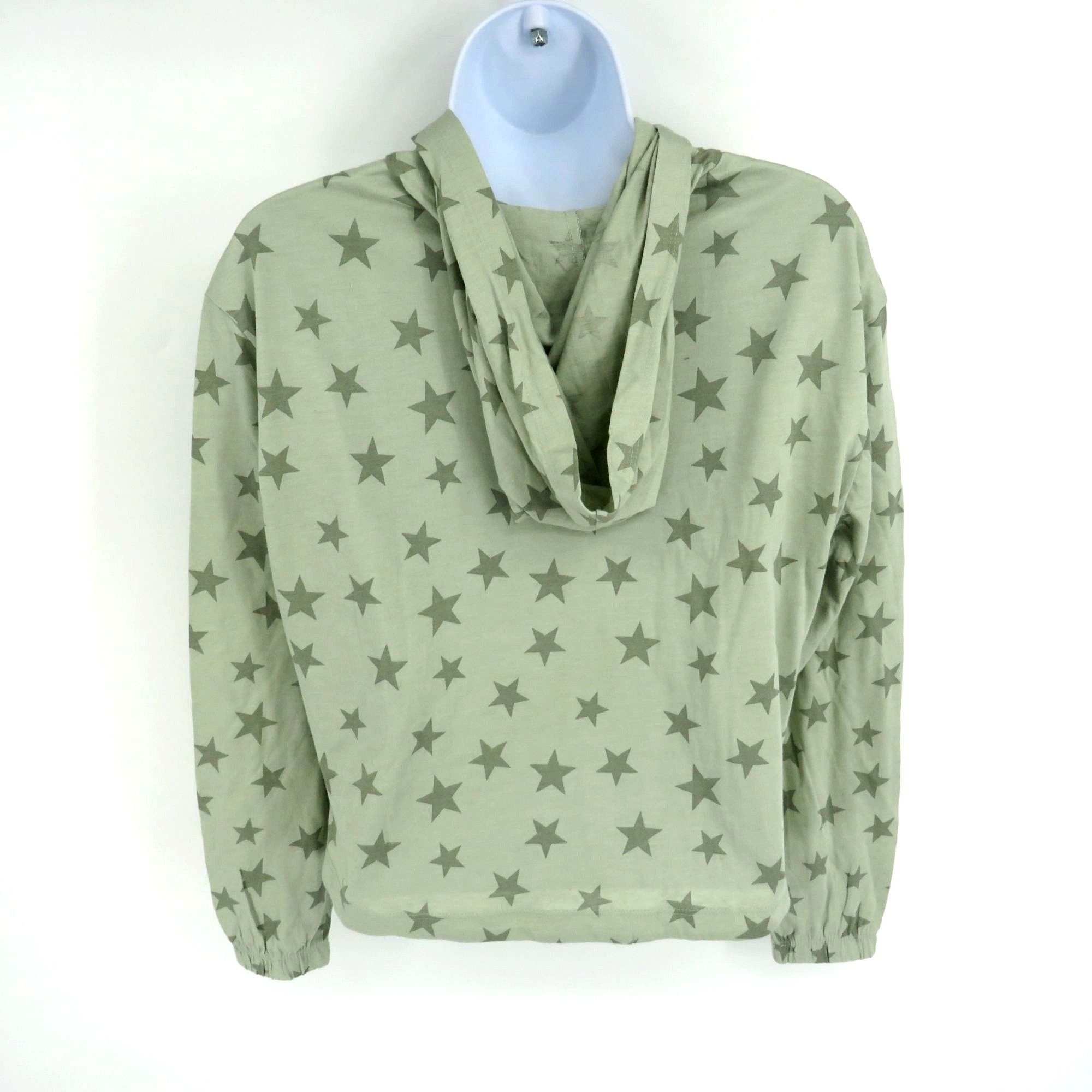 Other Alternative Light Green Star-Printed Hoodie Small Regular Fi Size S / US 4 / IT 40 - 4 Thumbnail