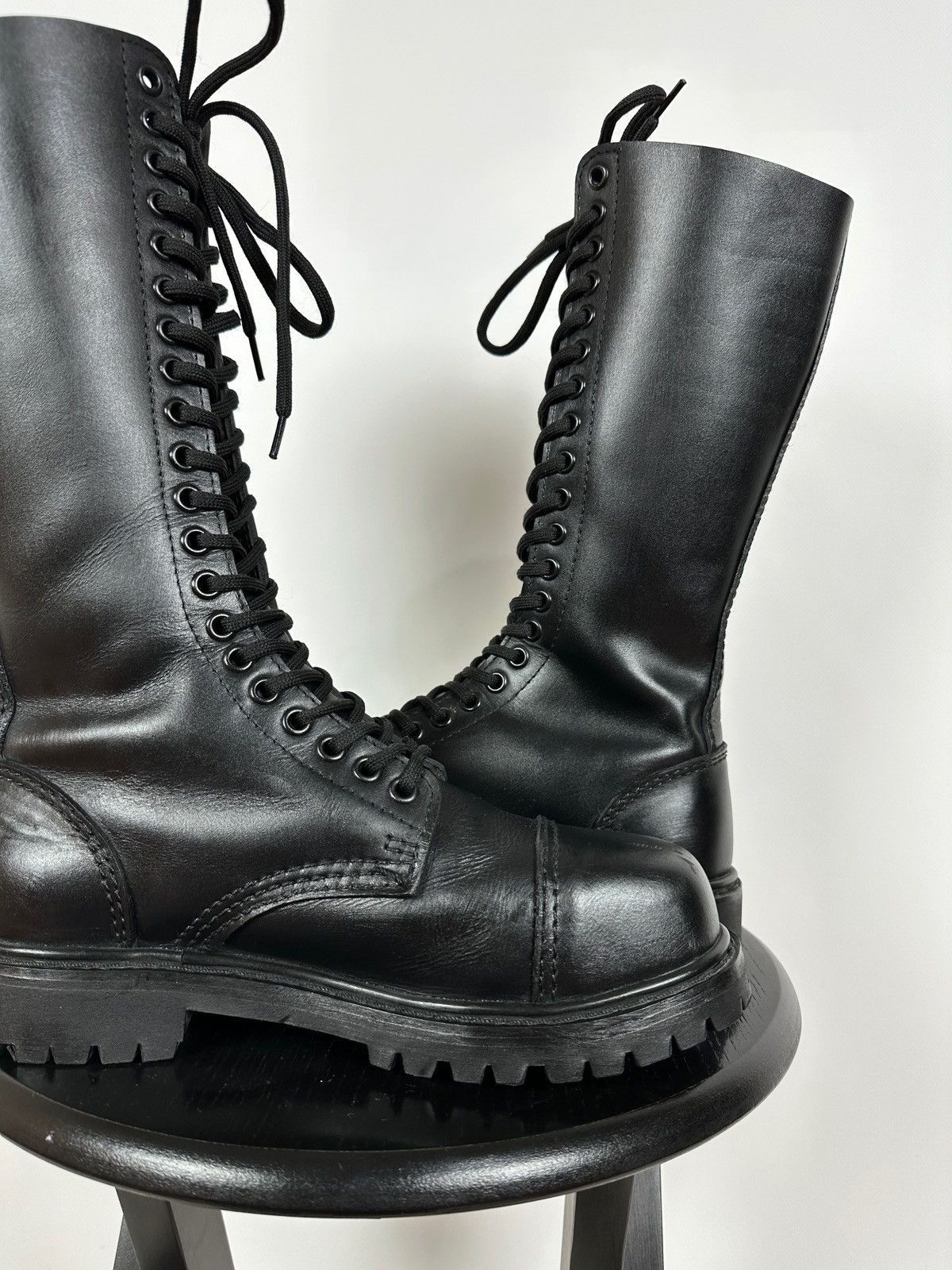 Vintage Vintage Undercover High Leather Steel Toe England Boots Size US 7.5 / EU 40-41 - 17 Thumbnail