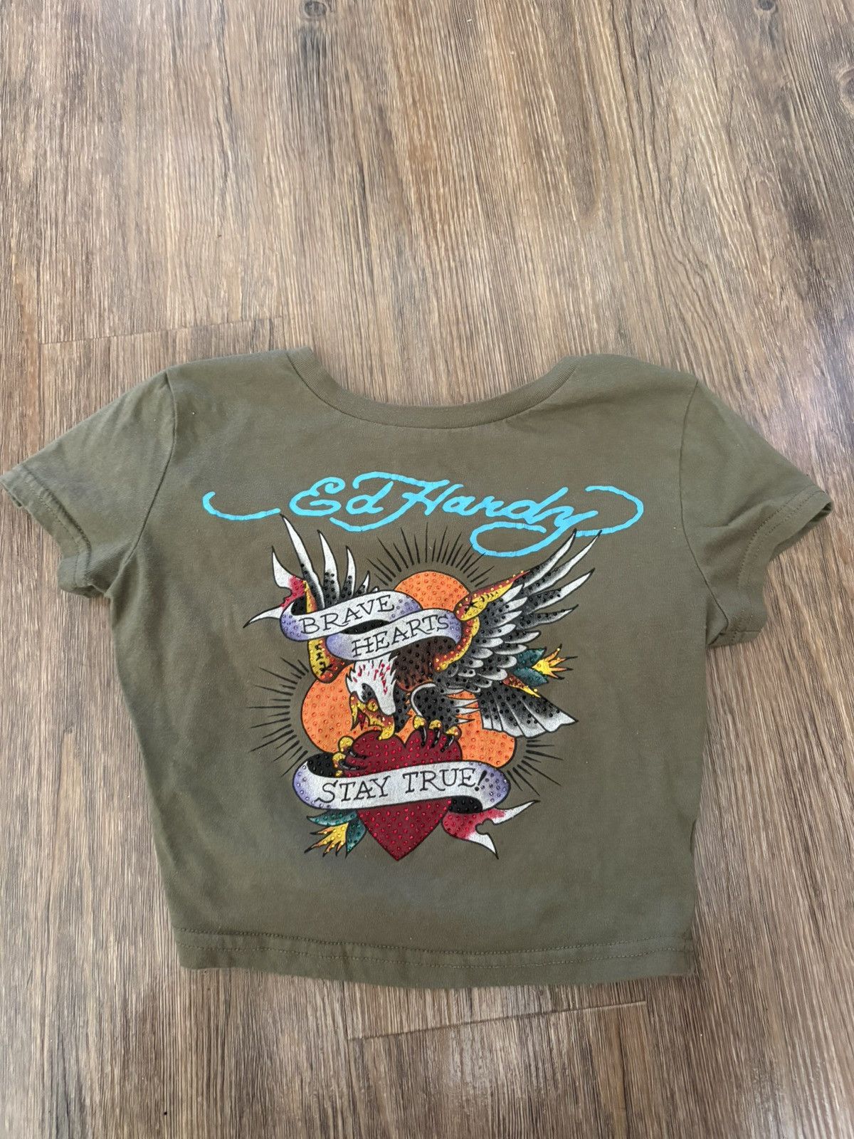 Ed Hardy Small Ed Hardy Cropped Tee Size S / US 4 / IT 40 - 1 Thumbnail