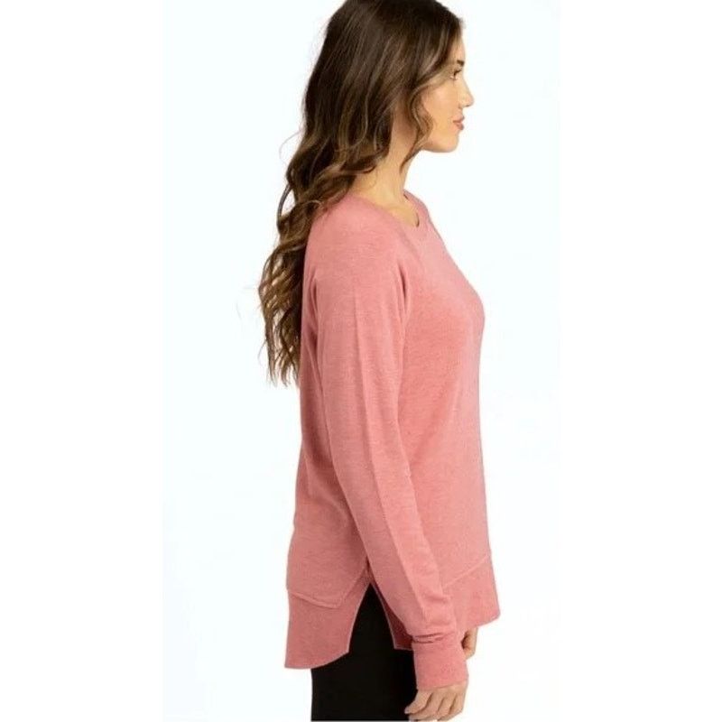 Threads 4 Thought Threads 4 Thought Leelu Rib Hem Dark Pink Raglan Sweatshirt Size M / US 6-8 / IT 42-44 - 10 Thumbnail