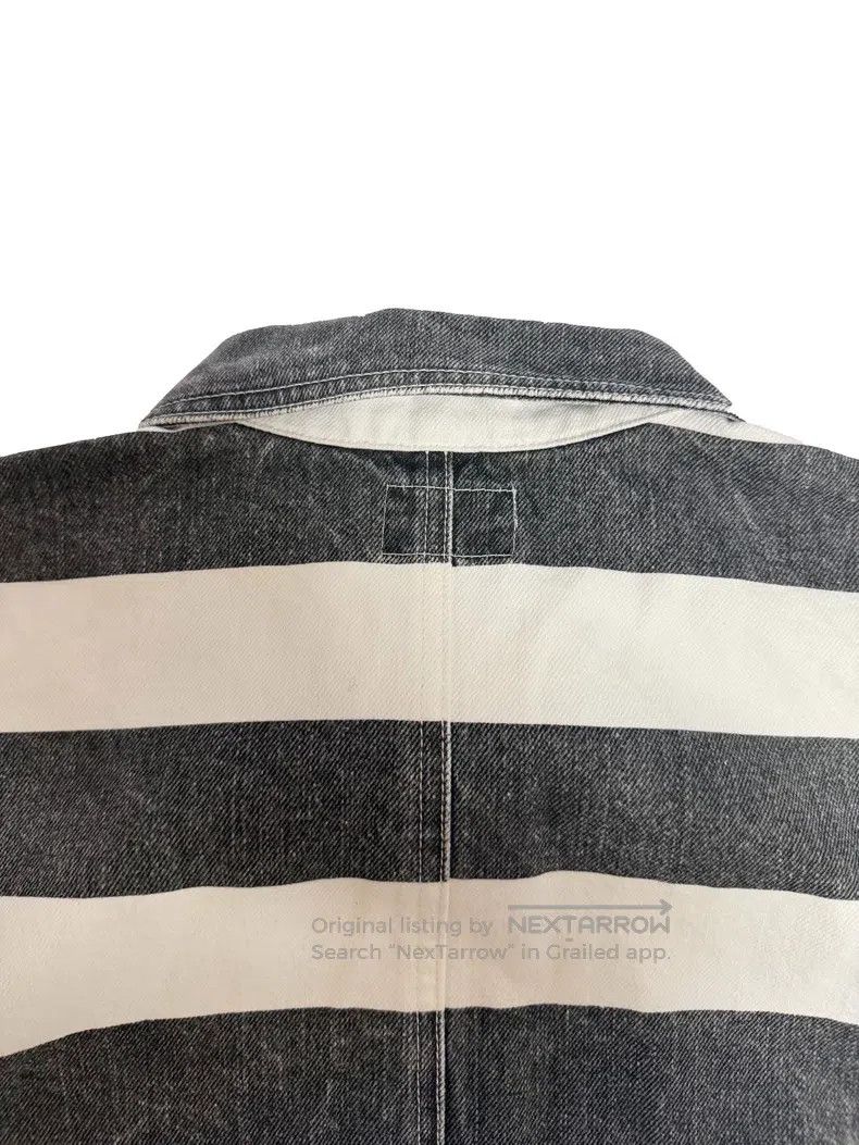 Neighborhood Neighborhood Black and white striped work jacket Size US L / EU 52-54 / 3 - 7 Thumbnail