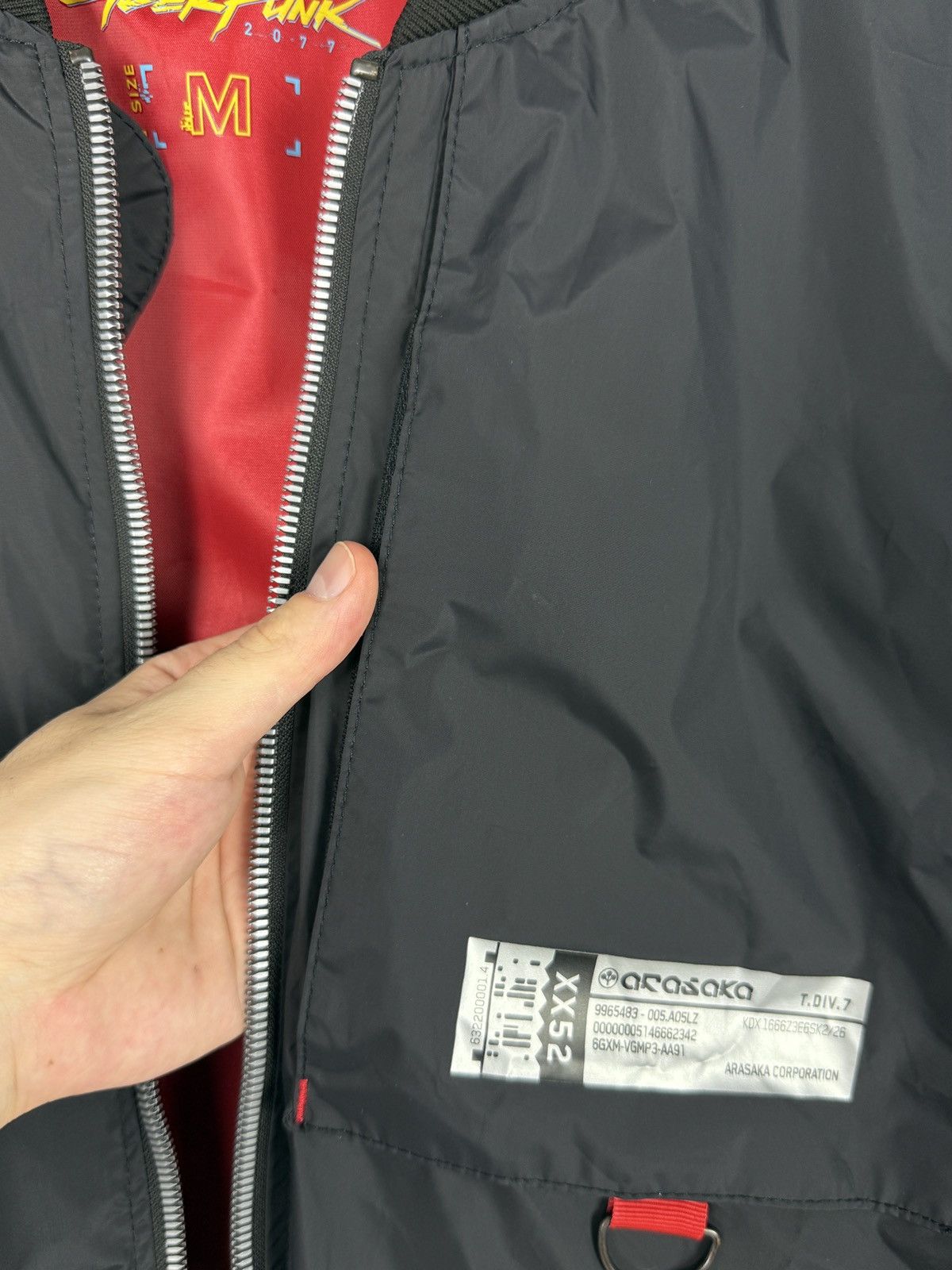 Other CD Projekt Red Cyberpunk 2077 Official Arasaka Nylon Bomber Size US M / EU 48-50 / 2 - 4 Thumbnail