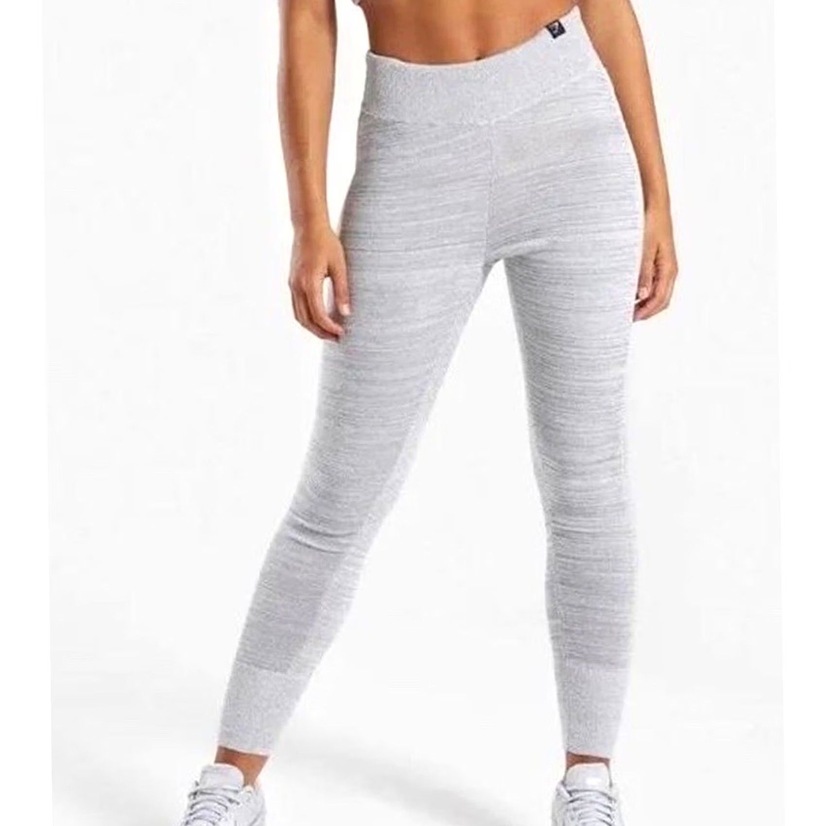 Gymshark Gymshark Time Out Leggings Jogger Running Tight Knit Gray Womens Size M Size 32" / US 10 / IT 46 - 2 Thumbnail