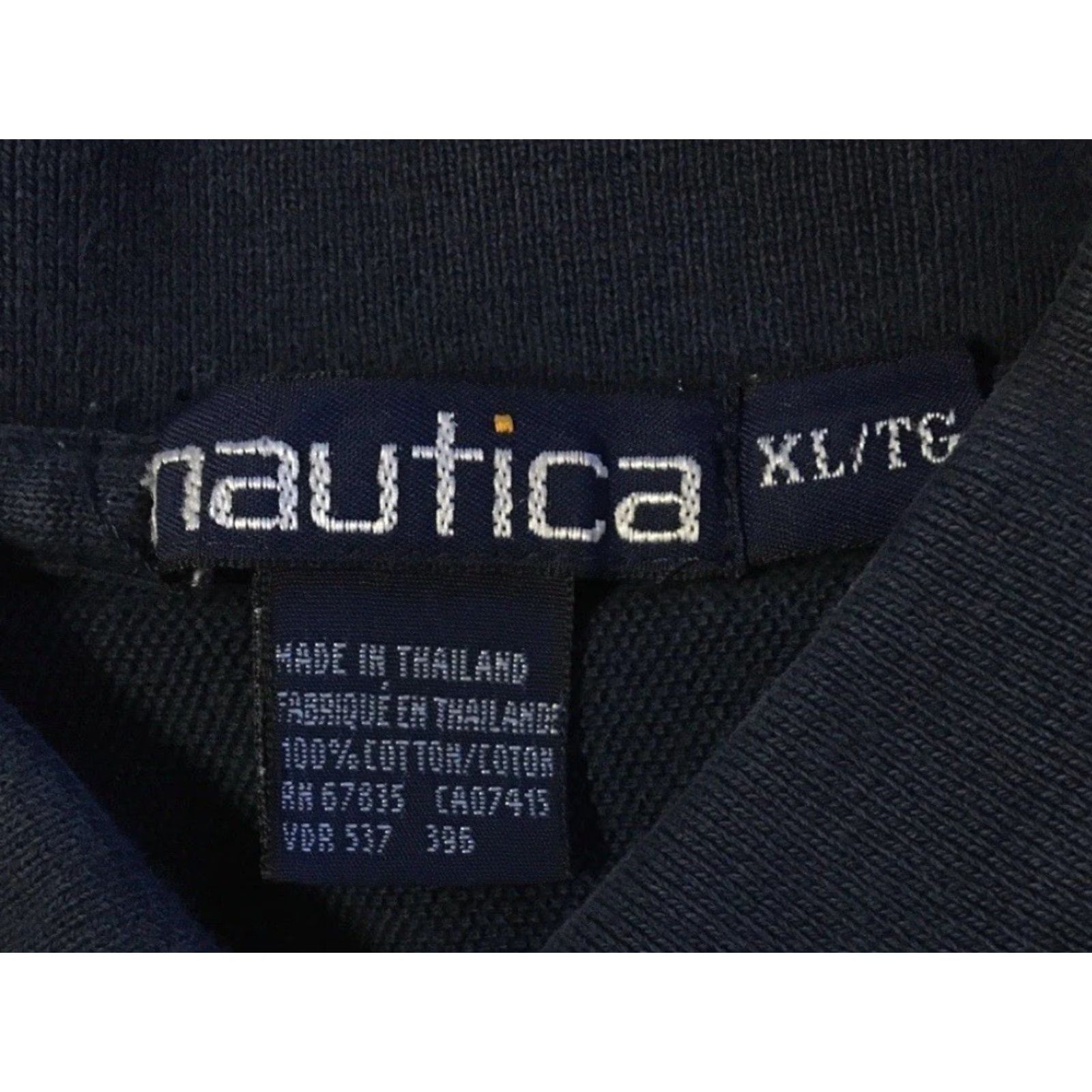 Nautica VINTAGE Nautica Polo Shirt Striped XL Men Short Sleeve Blue 90s Sailing Surf Skate Beach Nautical Retro US0 Size US XL / EU 56 / 4 - 4 Thumbnail