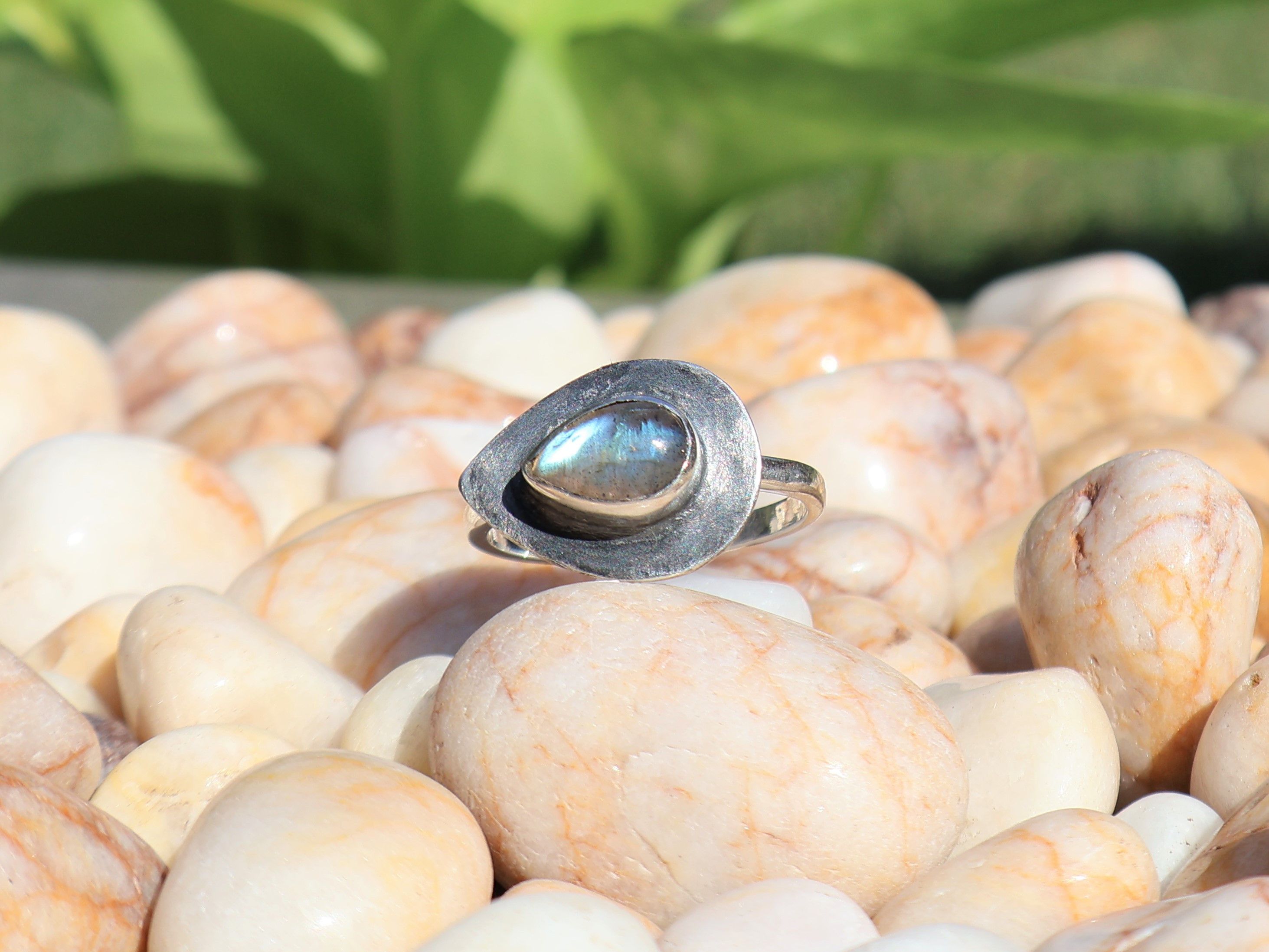 Handmade Labradorite Ring, Handmade Women Ring, 925 Sterling Silver Size ONE SIZE - 2 Thumbnail