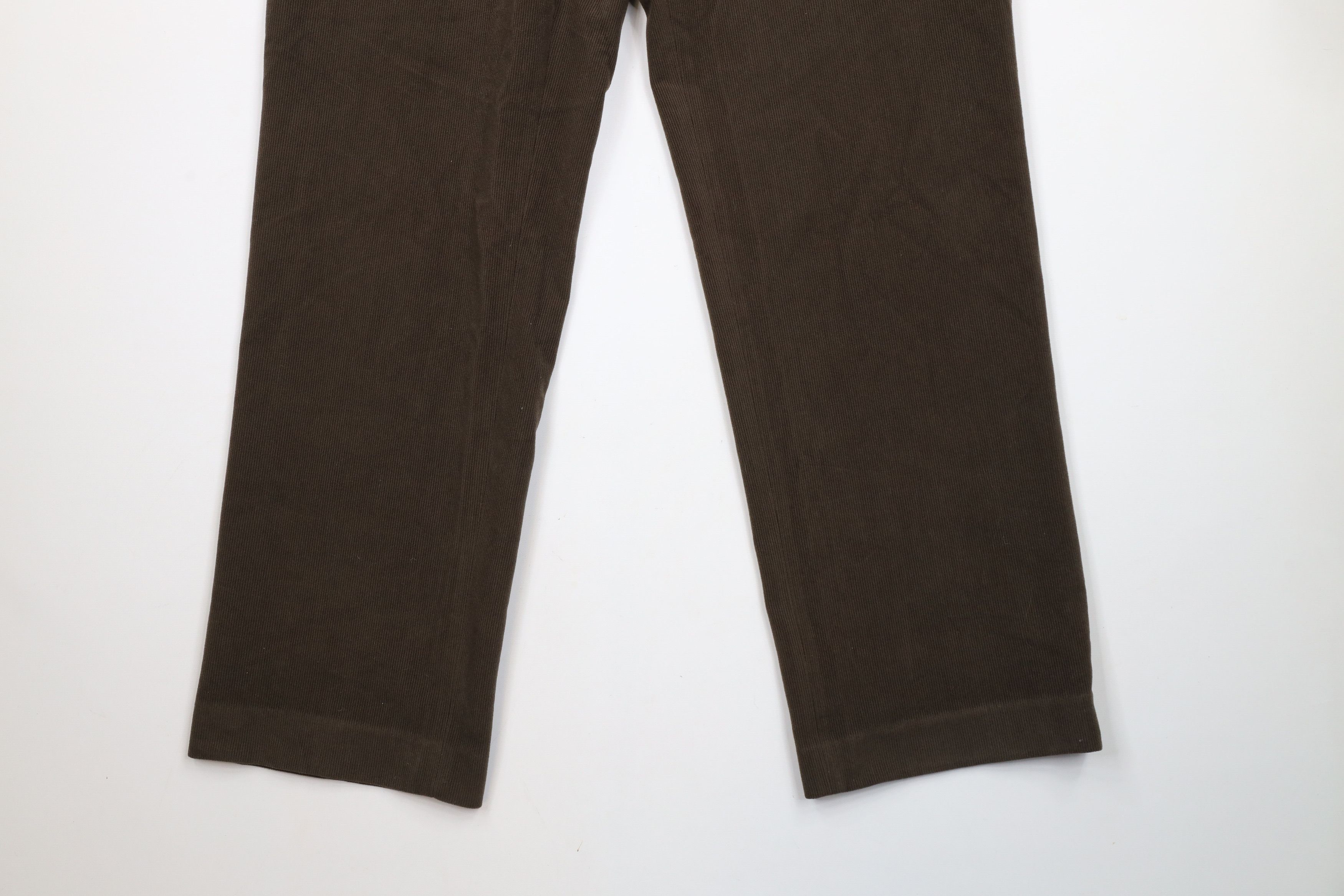 Vintage Vintage 90s Streetwear Corduroy Wide Leg Chino Pants Brown Size US 36 / EU 52 - 4 Thumbnail