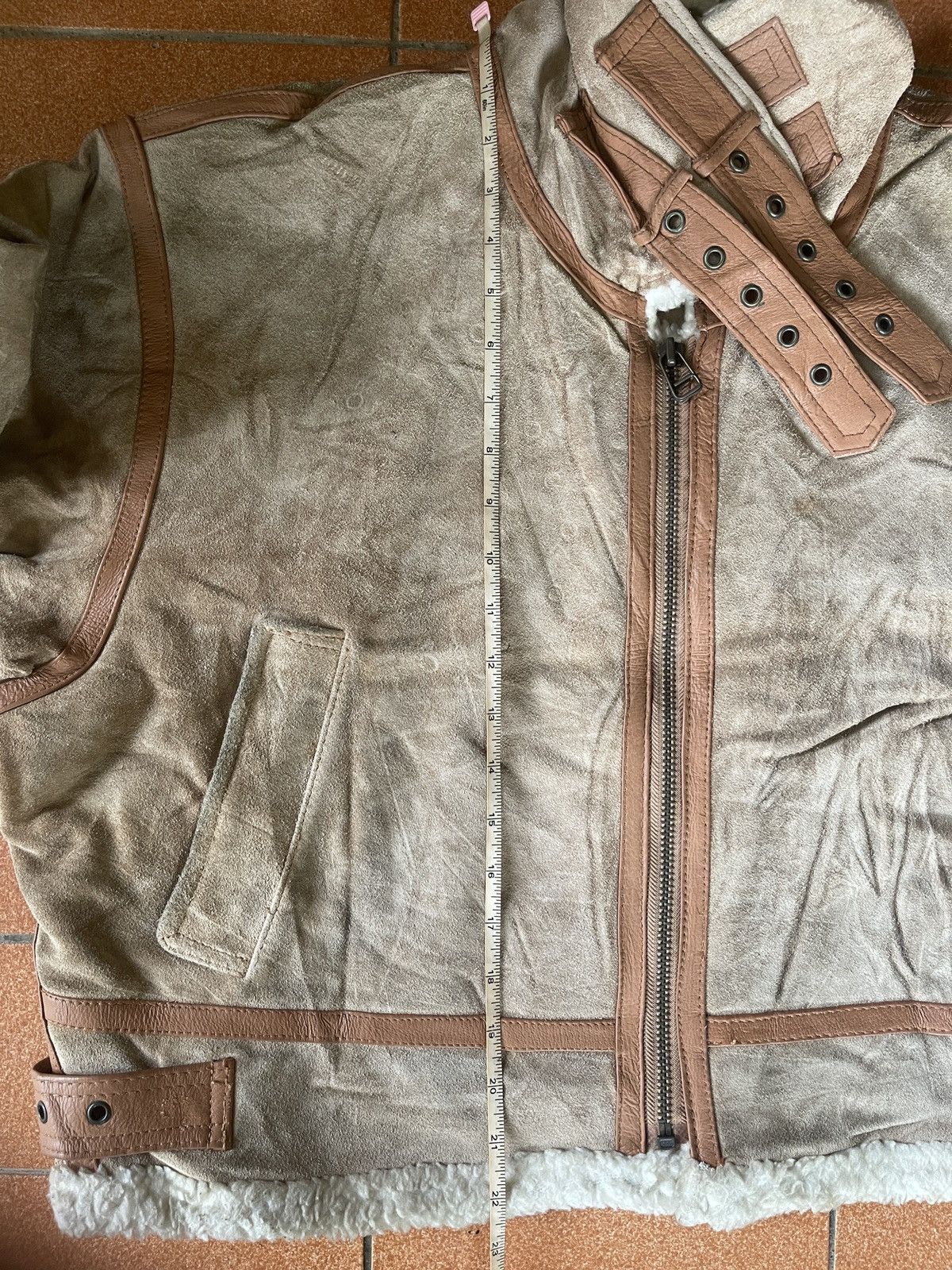 Japanese Brand Ambitious Shearling Leather Jacket Size US M / EU 48-50 / 2 - 18 Thumbnail