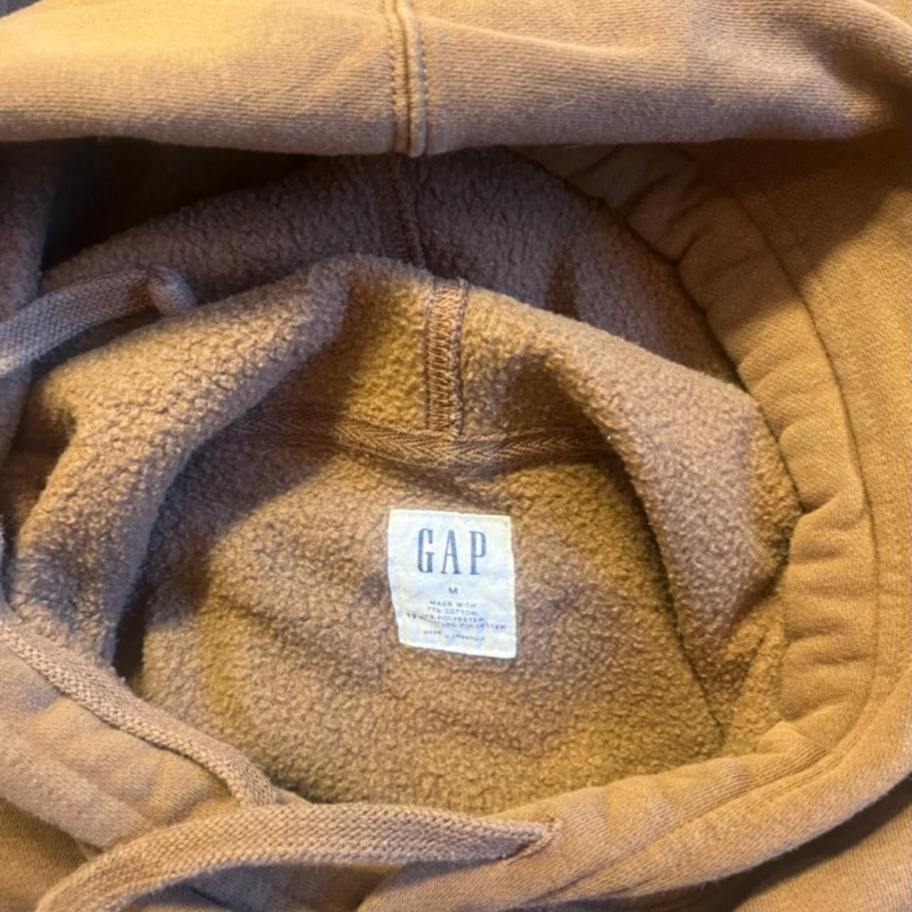 Gap 2000s Brown Vintage Distressed GAP Hoodie Men's M Size US M / EU 48-50 / 2 - 5 Thumbnail