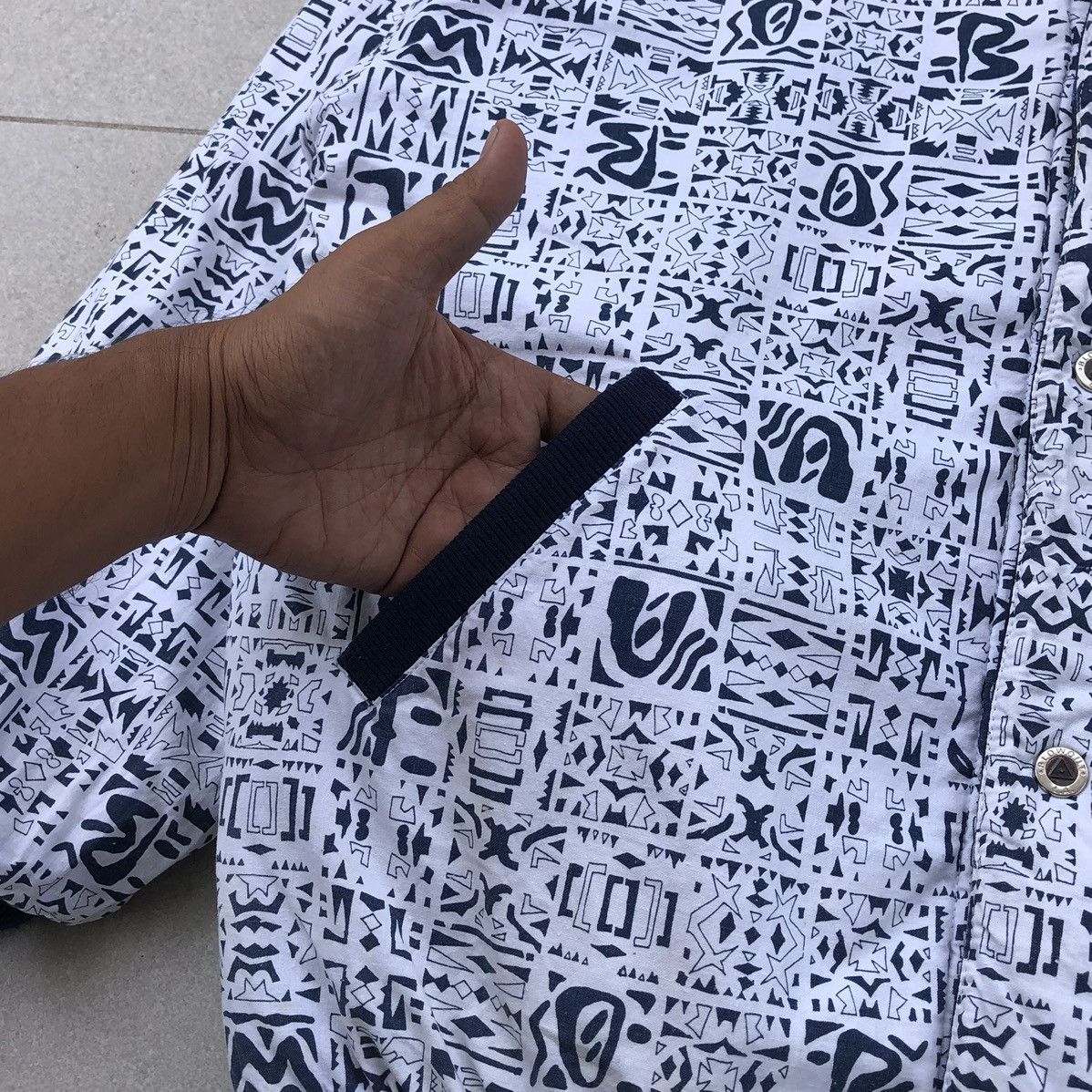 Japanese Brand Vintage Blowout L.A. Reversible Bomber Jacket Size US L / EU 52-54 / 3 - 17 Thumbnail