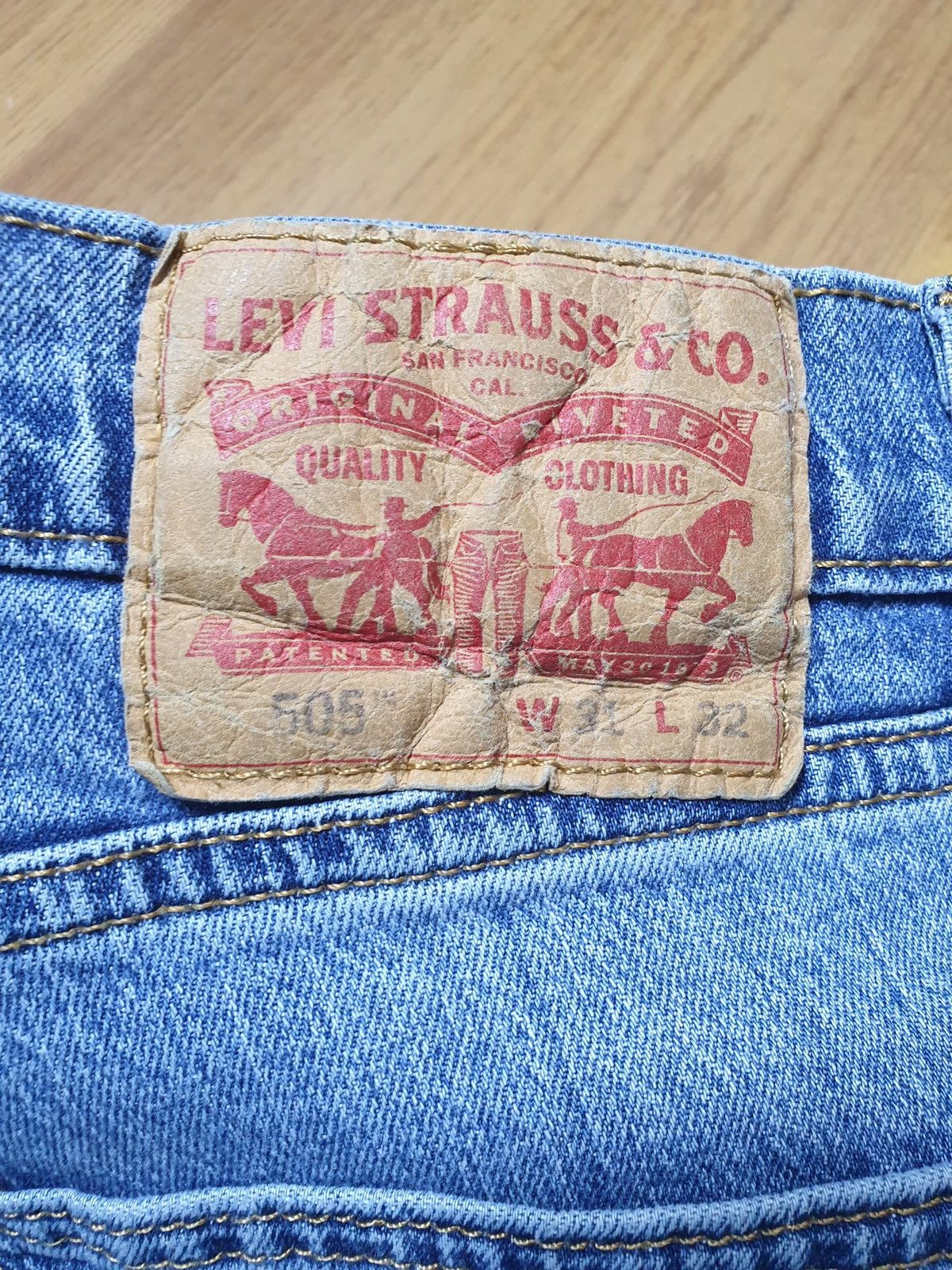 Levi's Levis 505 Rock Grunge Skate Vintage Design Size US 30 / EU 46 - 4 Thumbnail