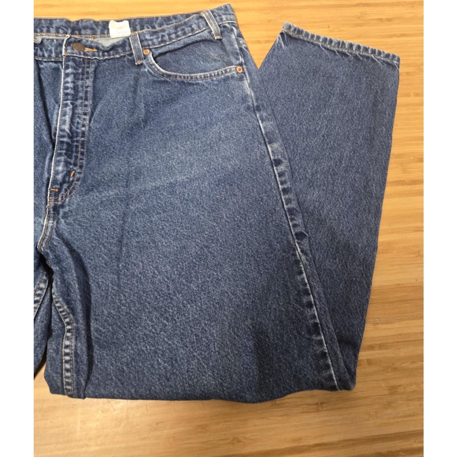 Levi's Levi's 550 Jeans Mens 40x30 Blue Medium Wash Relaxed Fit Tapered Leg Denim Jeans Mens Blue 40 30 Cotton Zip Five-pocket Size US 40 / EU 56 - 4 Thumbnail