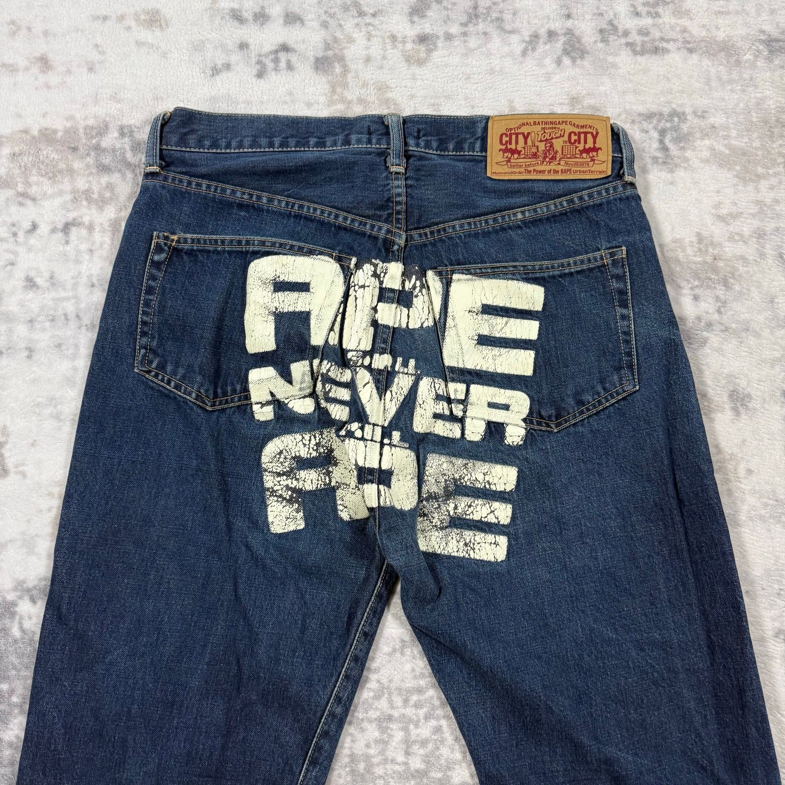 Bape × Nigo Authentic Bape 2000’s ASNKA Jeans 32 Size US 32 / EU 48 - 2 Thumbnail