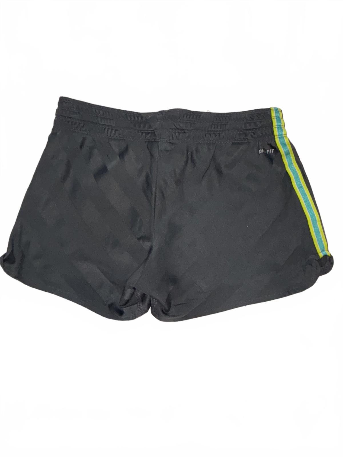 Nike Womens Nike Dri-FIT Gray Running Shorts with Neon Accents Size 28" / US 6 / IT 42 - 4 Thumbnail