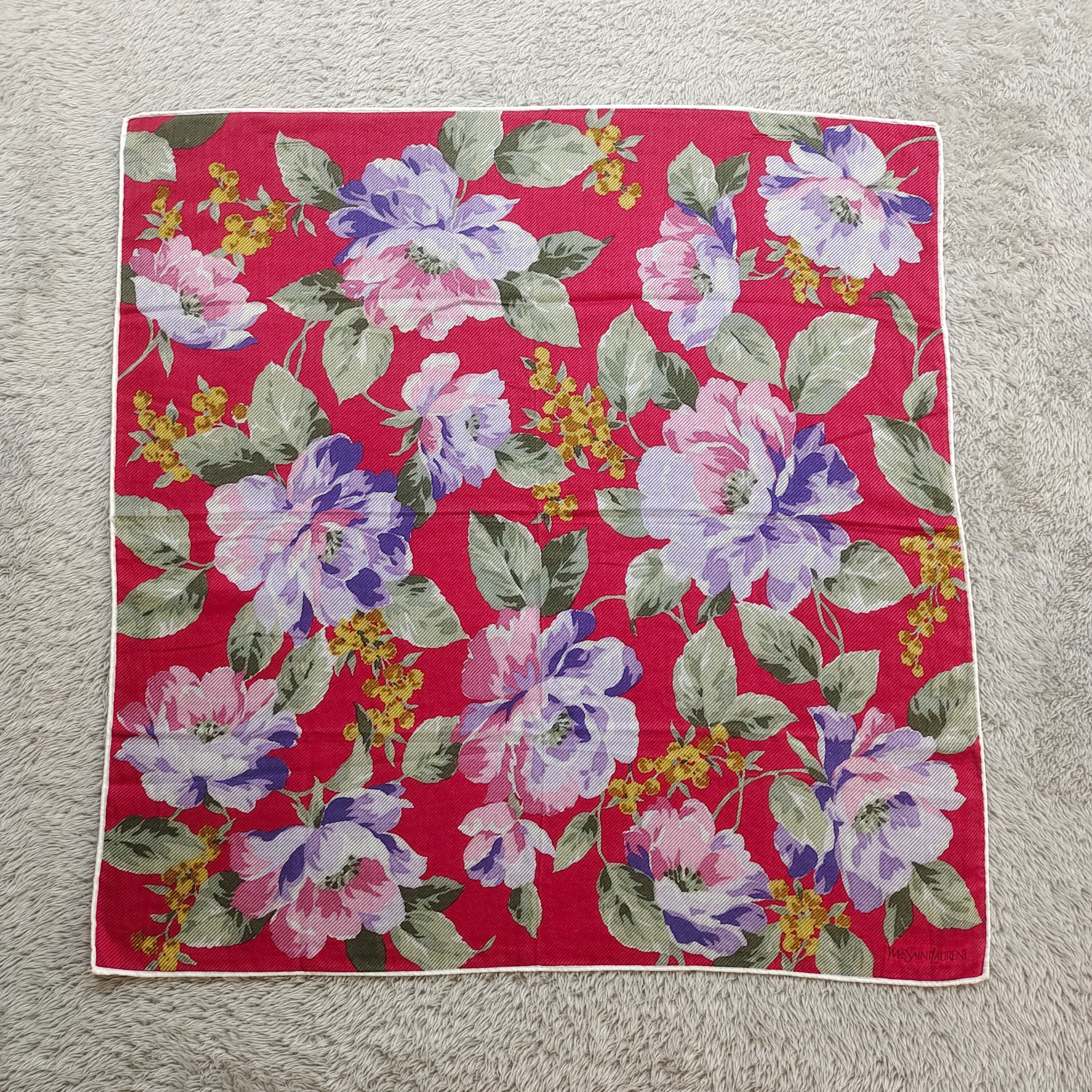 Burberry Vintage Burberry & Yves Saint Laurent (5 Pcs) Handkerchief Size ONE SIZE - 6 Thumbnail
