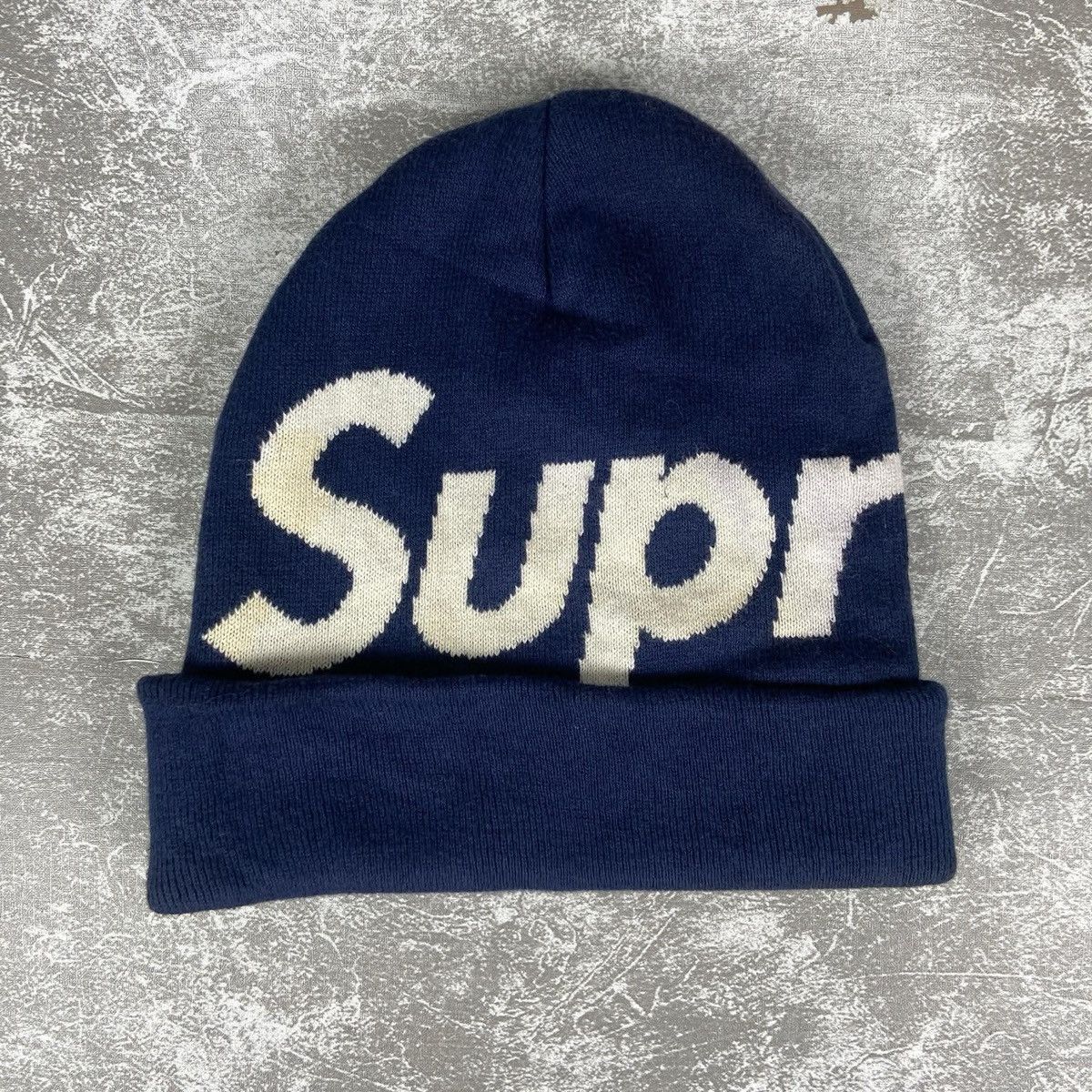 Supreme Big Logo Beanie | Grailed