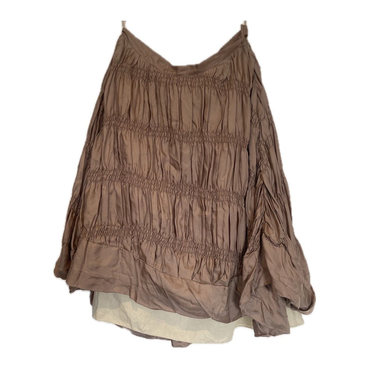 Marni Marni (Sandy Pink) Layered Ruffle Skirt Size 27" / US 4 / IT 40 - 1 Thumbnail