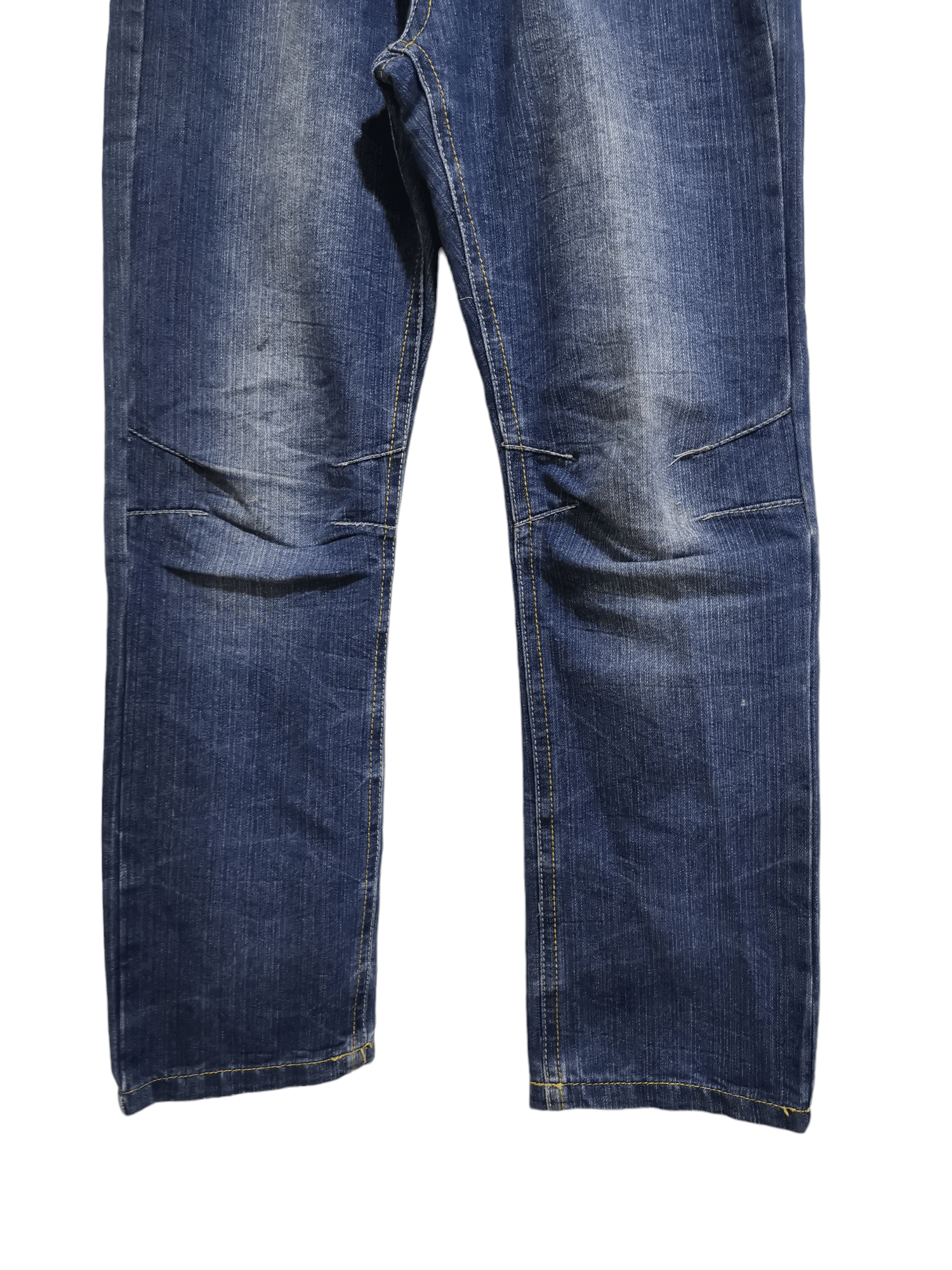 Japanese Brand × Vintage Skull Embroidery Japan Jeans BatsuStudio Lightning Wash Size US 28 / EU 44 - 2 Thumbnail