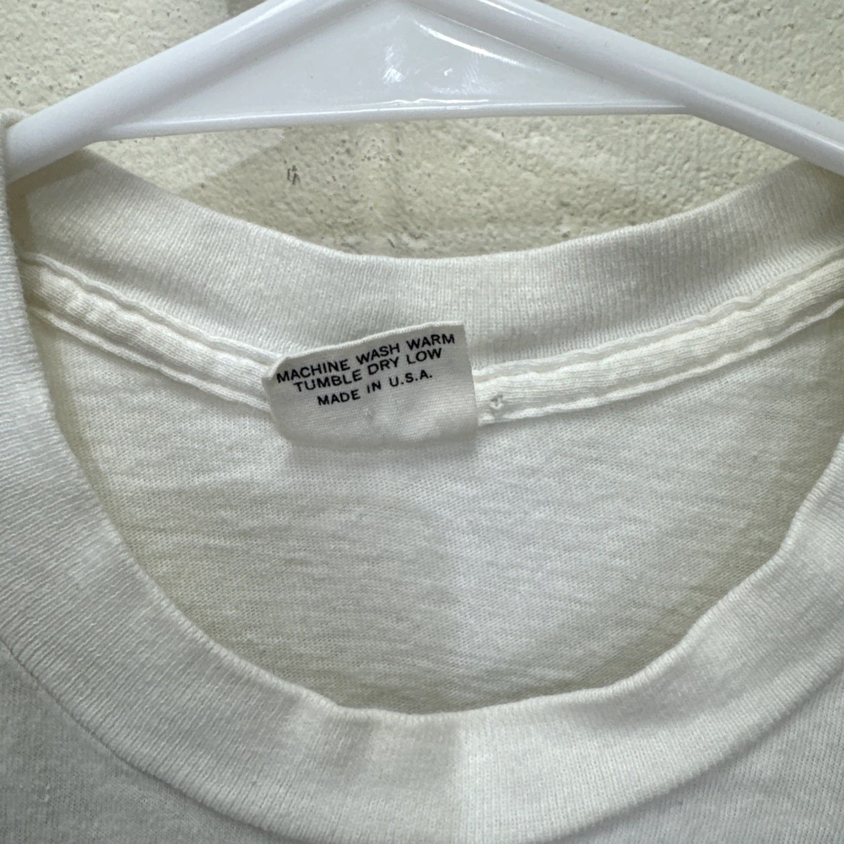 Vintage VINTAGE Fashion Victim Tattoo T-Shirt Large White Snake Skull 90s Mens Size US L / EU 52-54 / 3 - 4 Thumbnail