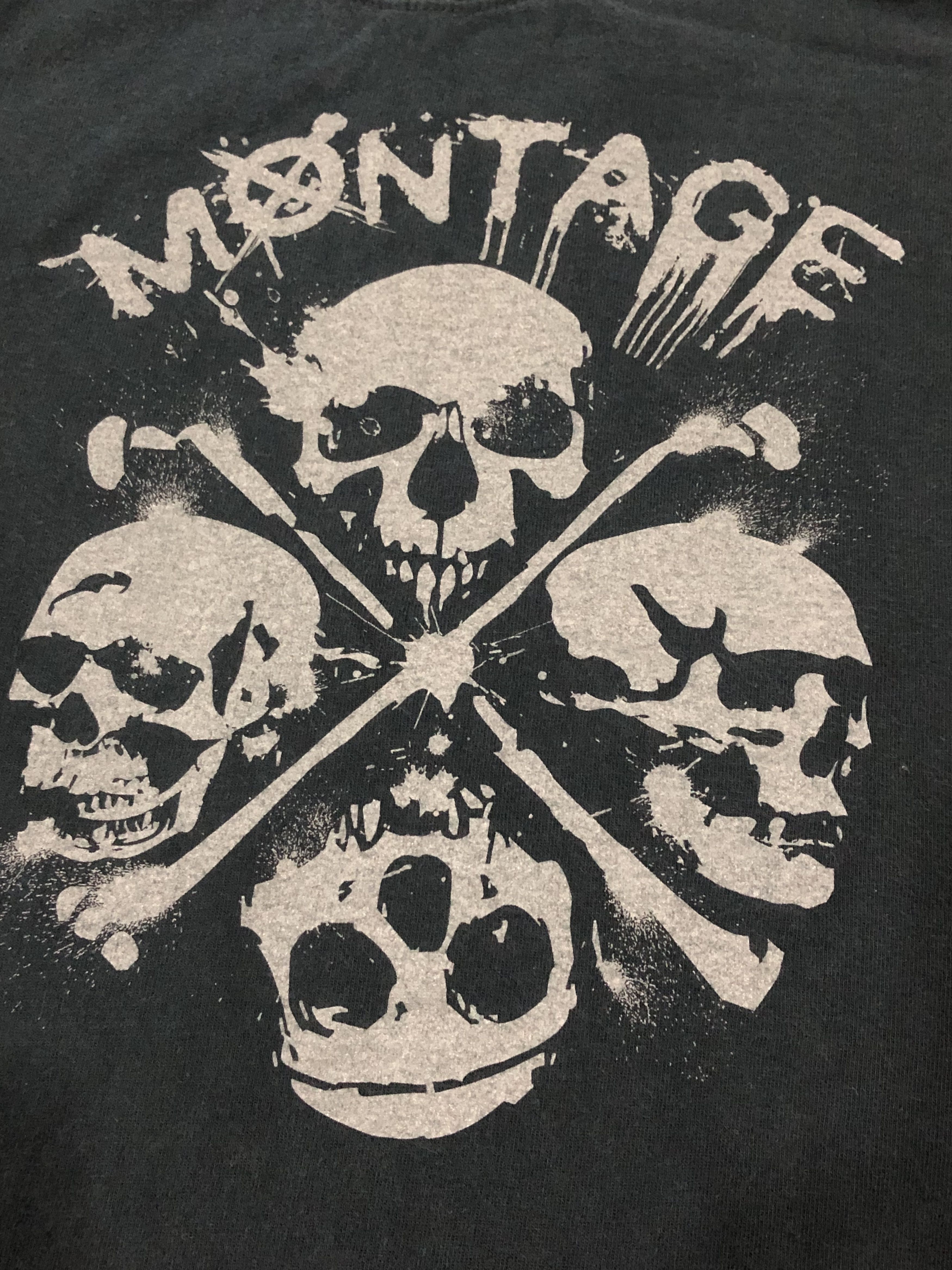 Japanese Brand × Montage × Vintage Vintage Japanese Brand Montage Fuck Hate Tee Size US M / EU 48-50 / 2 - 3 Thumbnail