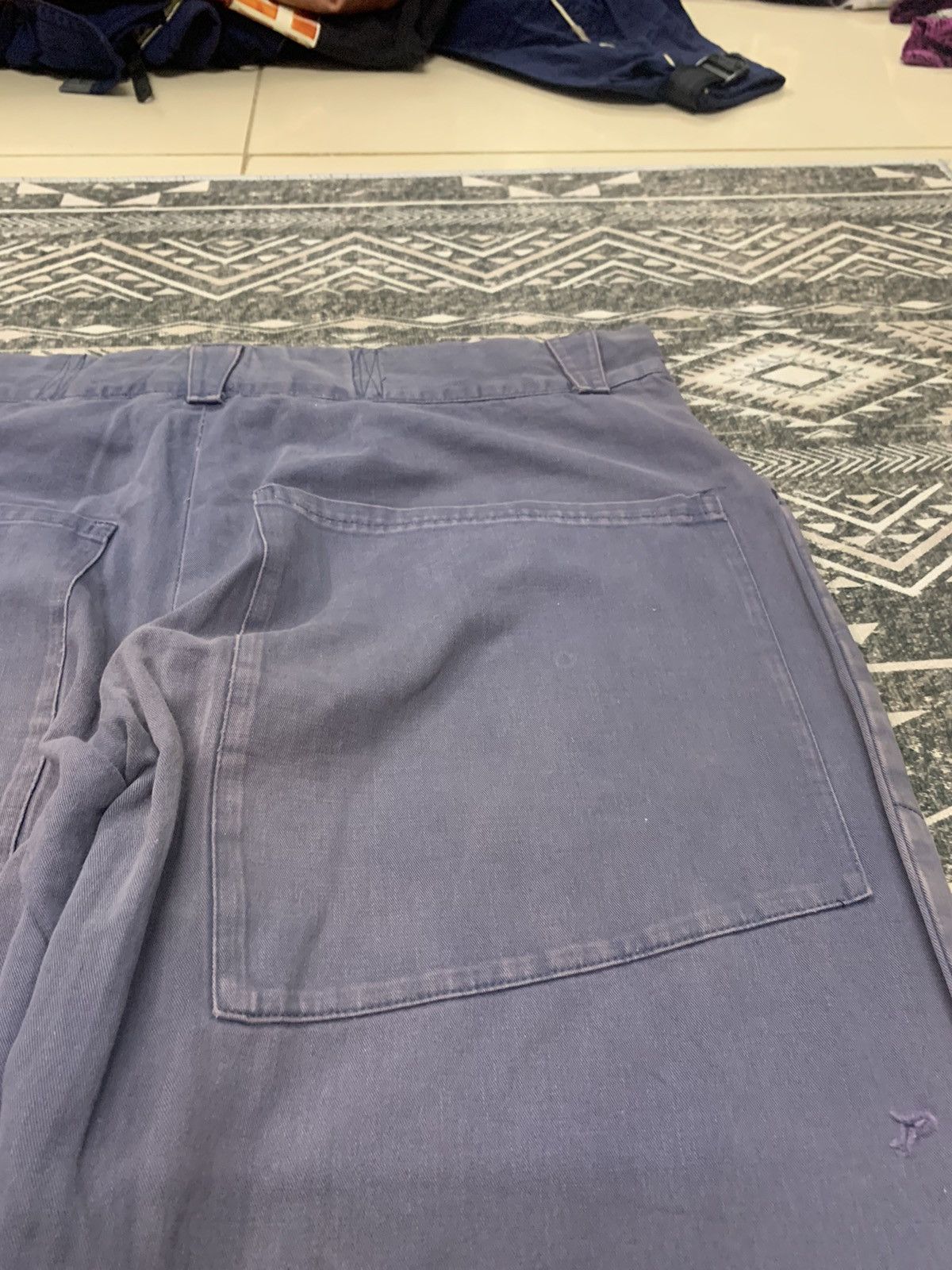 Yohji Yamamoto 🔥DOUBLE KNEE🔥YS FOR MEN RARE FADED PANT Size US 35 - 13 Thumbnail