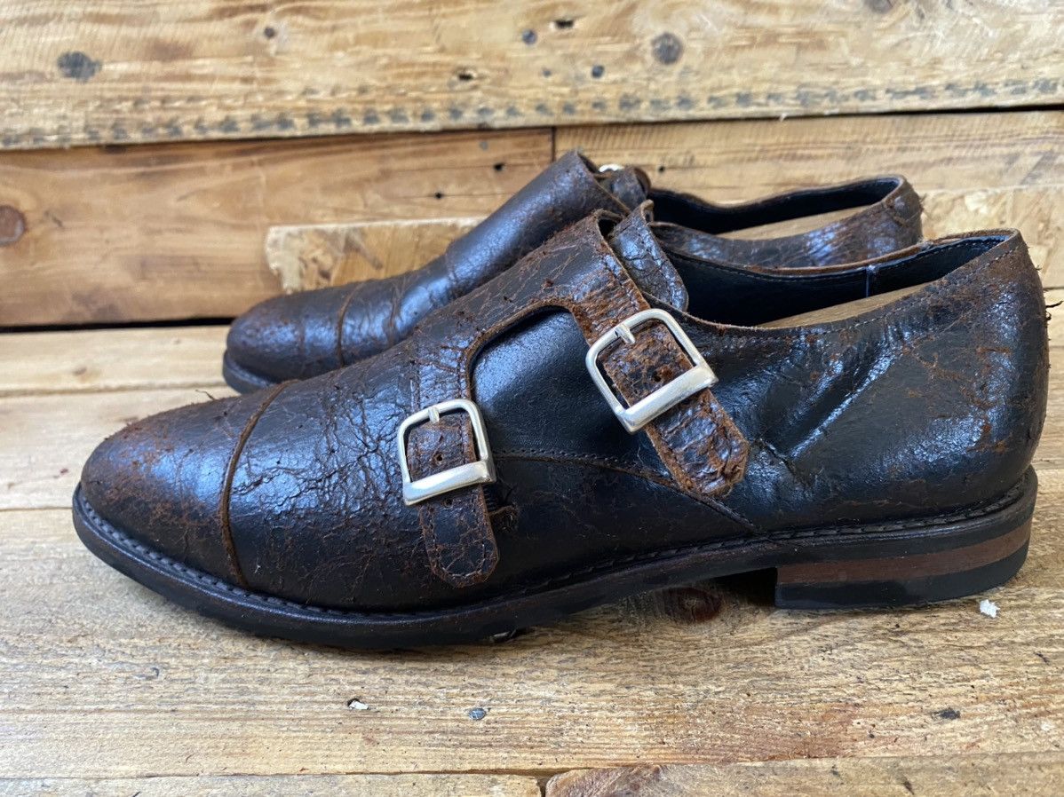 Allen Edmonds Allen edmond distressed double monk leather shoes sz10.5D Size US 10.5 / EU 43-44 - 7 Thumbnail