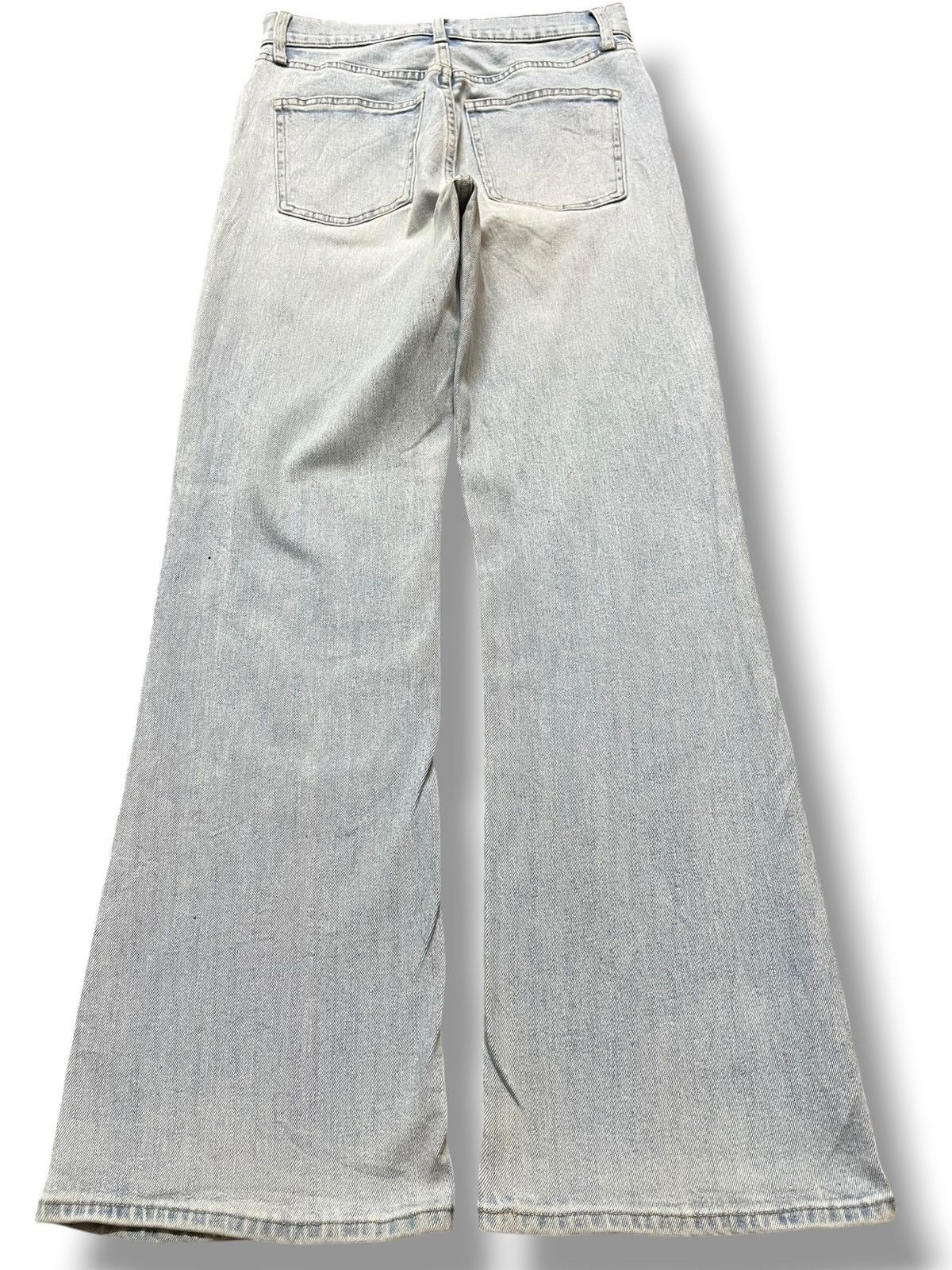 Uniqlo Vintage Uniqlo Flare Faded Grunge Denim Size US 27 - 5 Thumbnail
