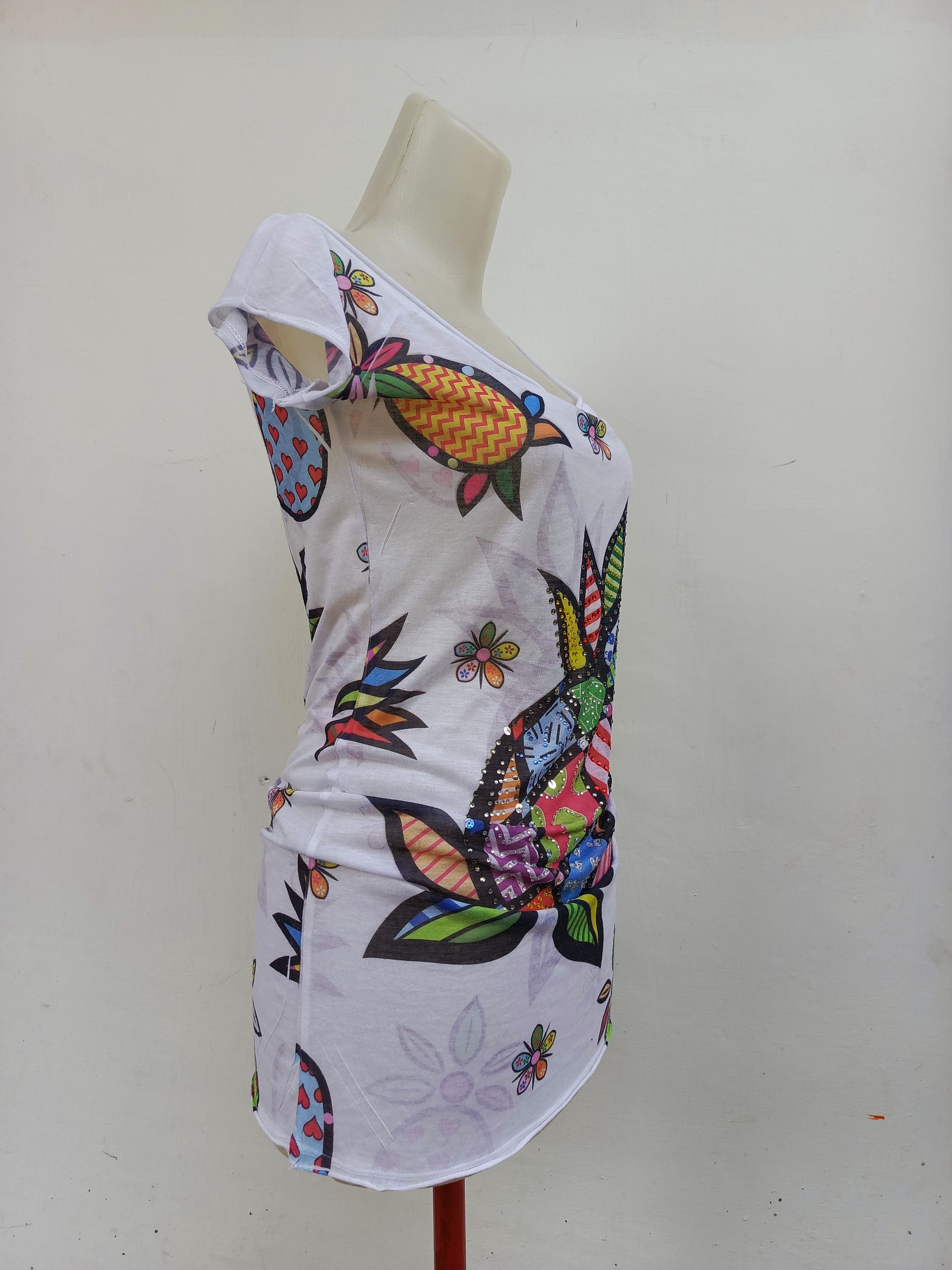 American Retro Retro Apparel Pineapple Scoop Tank Tropical Graphic Tee Size M / US 6-8 / IT 42-44 - 3 Thumbnail